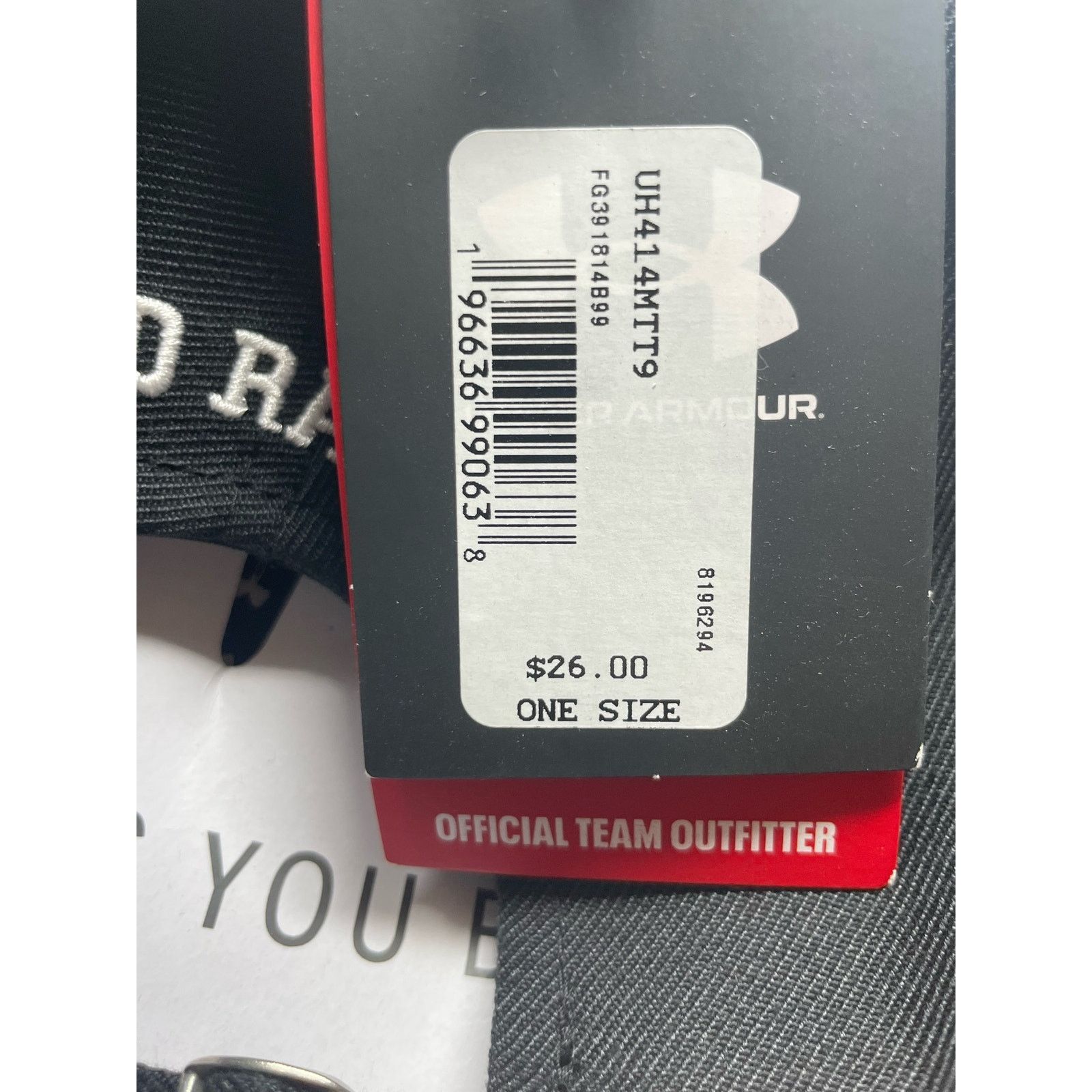 Under Armour Texas Tech Red Raiders Hat Under Armour NCAA Strapback Size ONE SIZE - 6 Thumbnail
