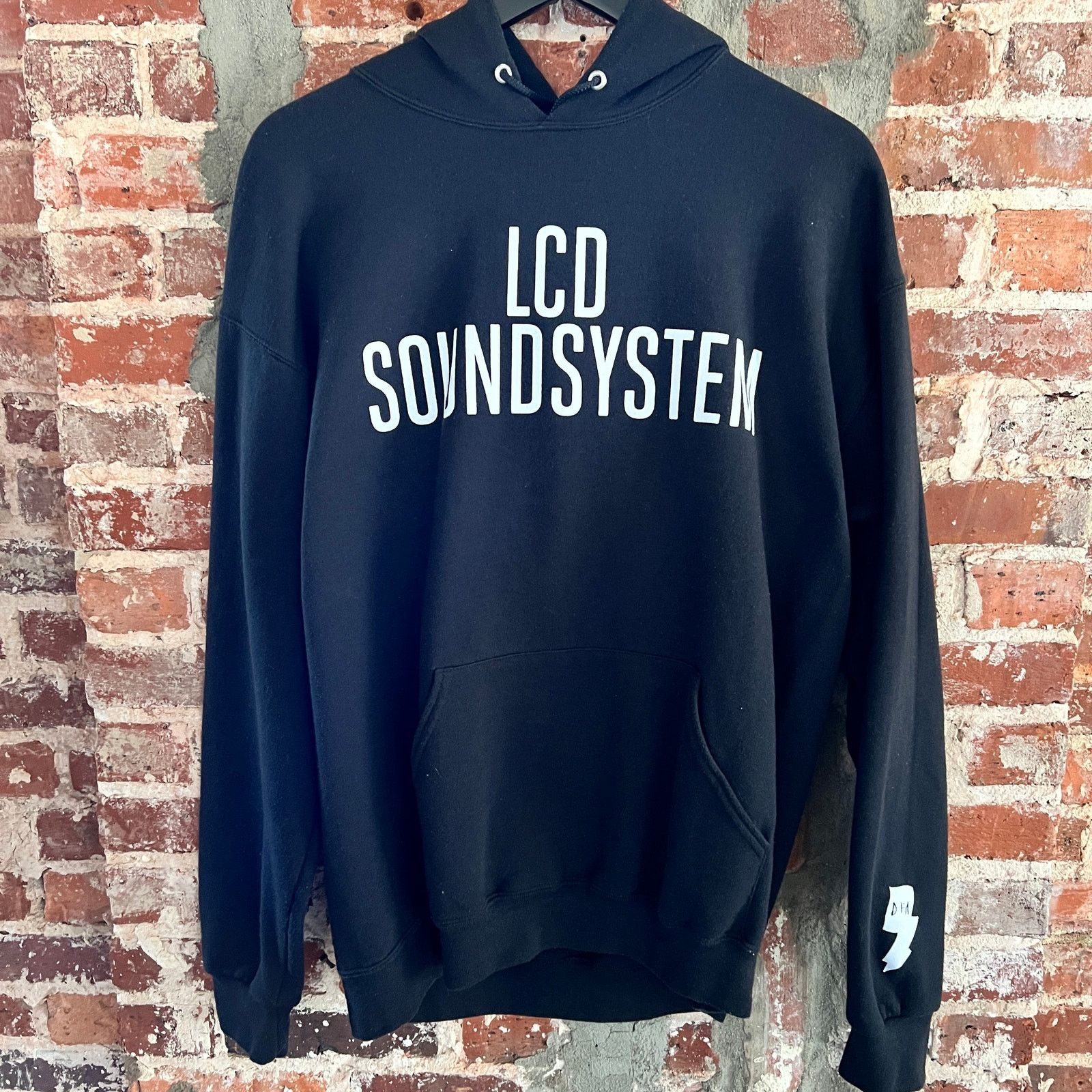 Jerzees LCD Soundsystem DFA 2018 Black Hoodie Sweatshirt L 23x27 Size US L / EU 52-54 / 3 - 1 Thumbnail