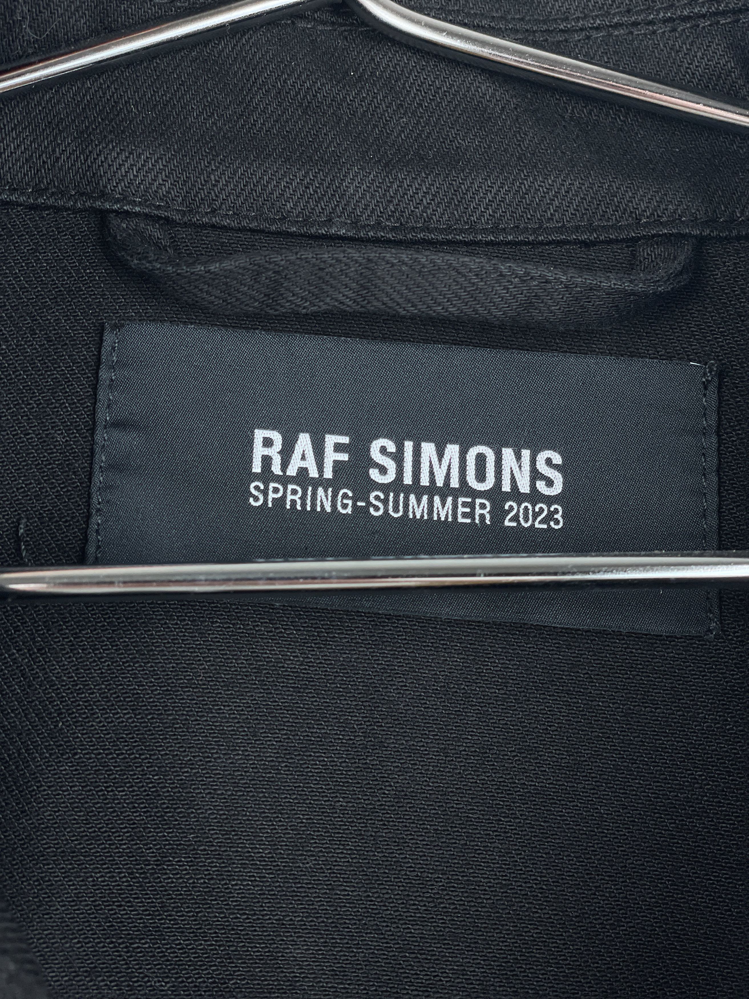 Raf Simons SS23 Big Fit Tassel Studded Denim Jacket