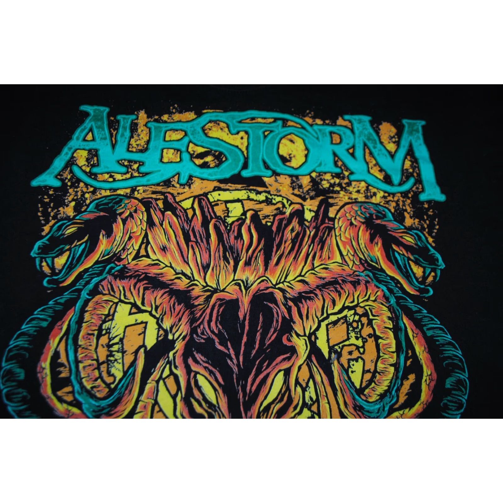Fruit Of The Loom VINTAGE ALESTORM BACK THROUGH TIME WORLD TOUR TEE COTTON BLACK SIZE LARGE Size US L / EU 52-54 / 3 - 2 Thumbnail