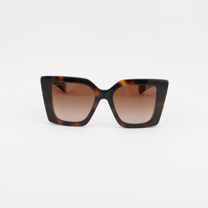 Gucci Gucci GG2039S 002 Sunglasses Havana Butterfly Frame, Brown Size ONE SIZE - 2 Thumbnail