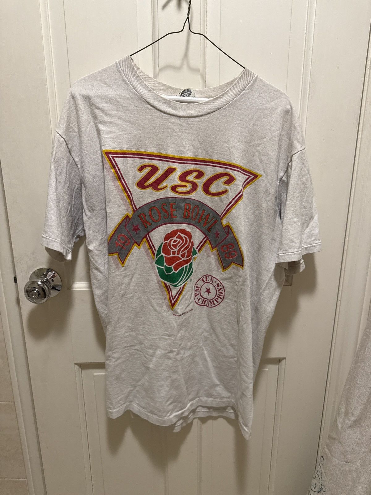 Nutmeg × Vintage VINTAGE USC ROSE BOWL GRAPHIC TEE Size US XL / EU 56 / 4 - 1 Thumbnail