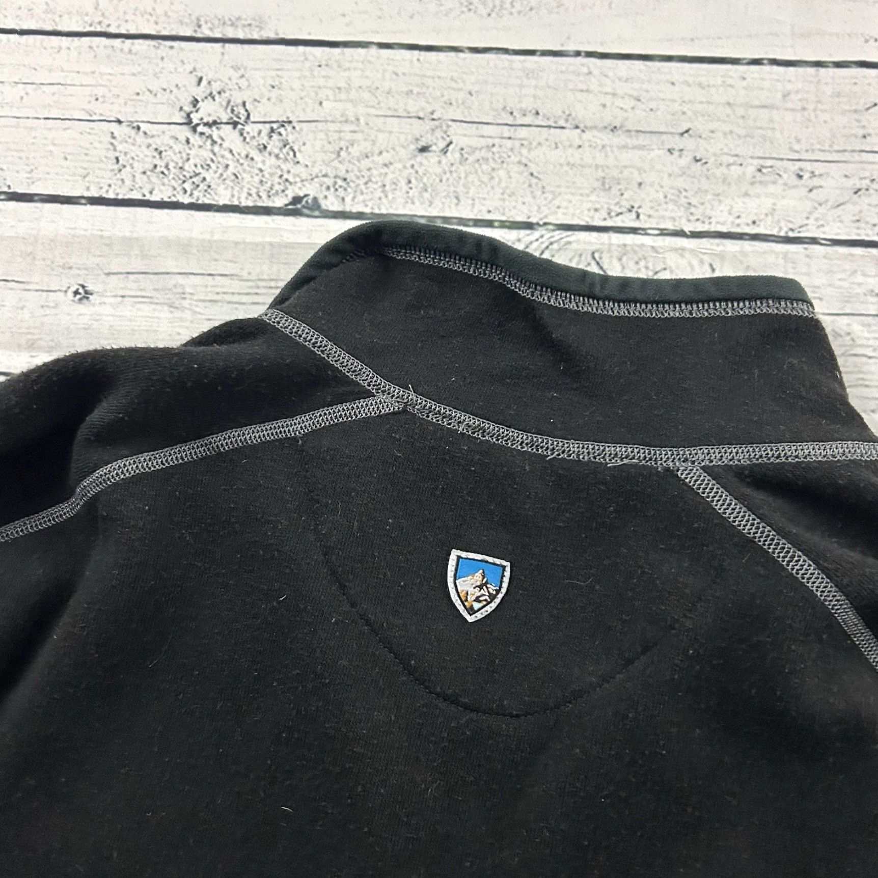 Vintage Kuhl Fleece Jacket 1/4 Zip Pullover Men's XL Black Size US XL / EU 56 / 4 - 6 Thumbnail