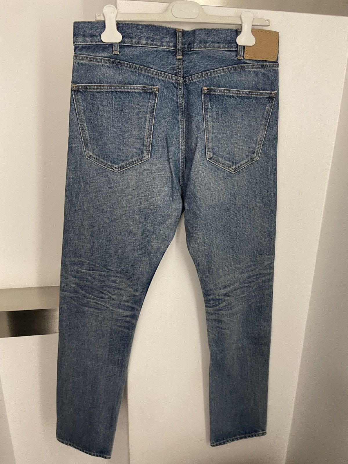 Celine Lou low-rise jeans in vintage union wash denim Size US 33 - 5 Thumbnail