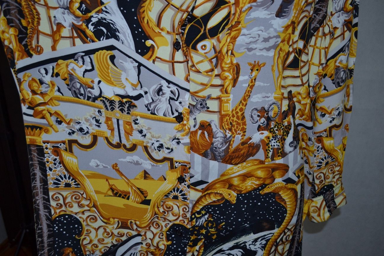 Japanese Brand × Kenzo Vintage 90s Kenzo Jungle Alloverprint Shirt 100% Viscose L Size L / US 10 / IT 46 - 9 Thumbnail