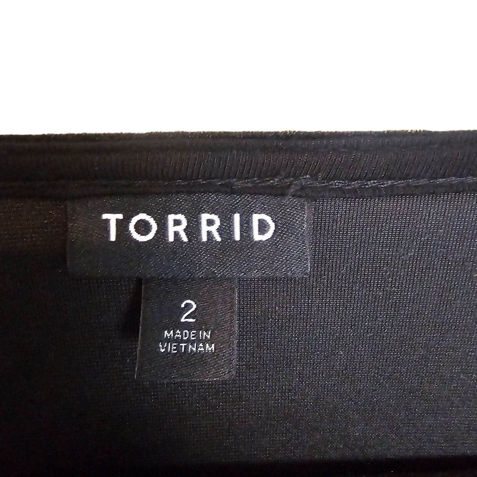 Torrid Torrid Womens Ruched Front Velvet V-Neck Top 2X Whimsigoth Size XXL / US 16-18 / IT 52-54 - 6 Thumbnail