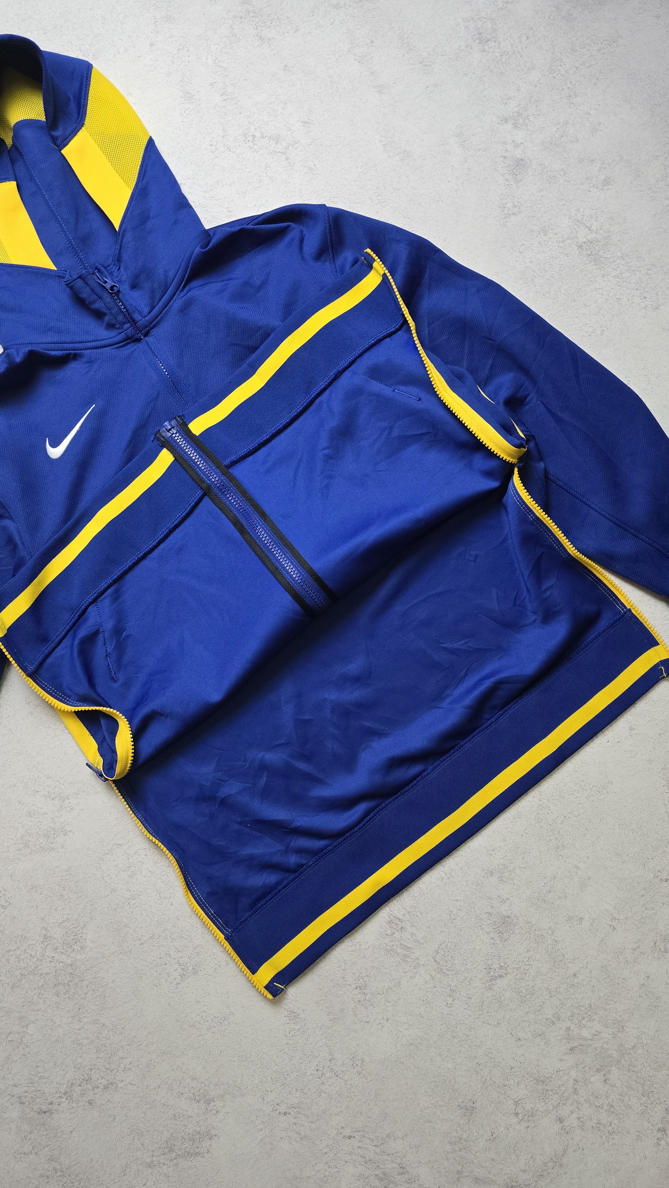 Nike GOLDEN STATE WARRIORS SHOWTIME DRI-FIT NBA FULL-ZIP HOODIE Size US M / EU 48-50 / 2 - 11 Thumbnail