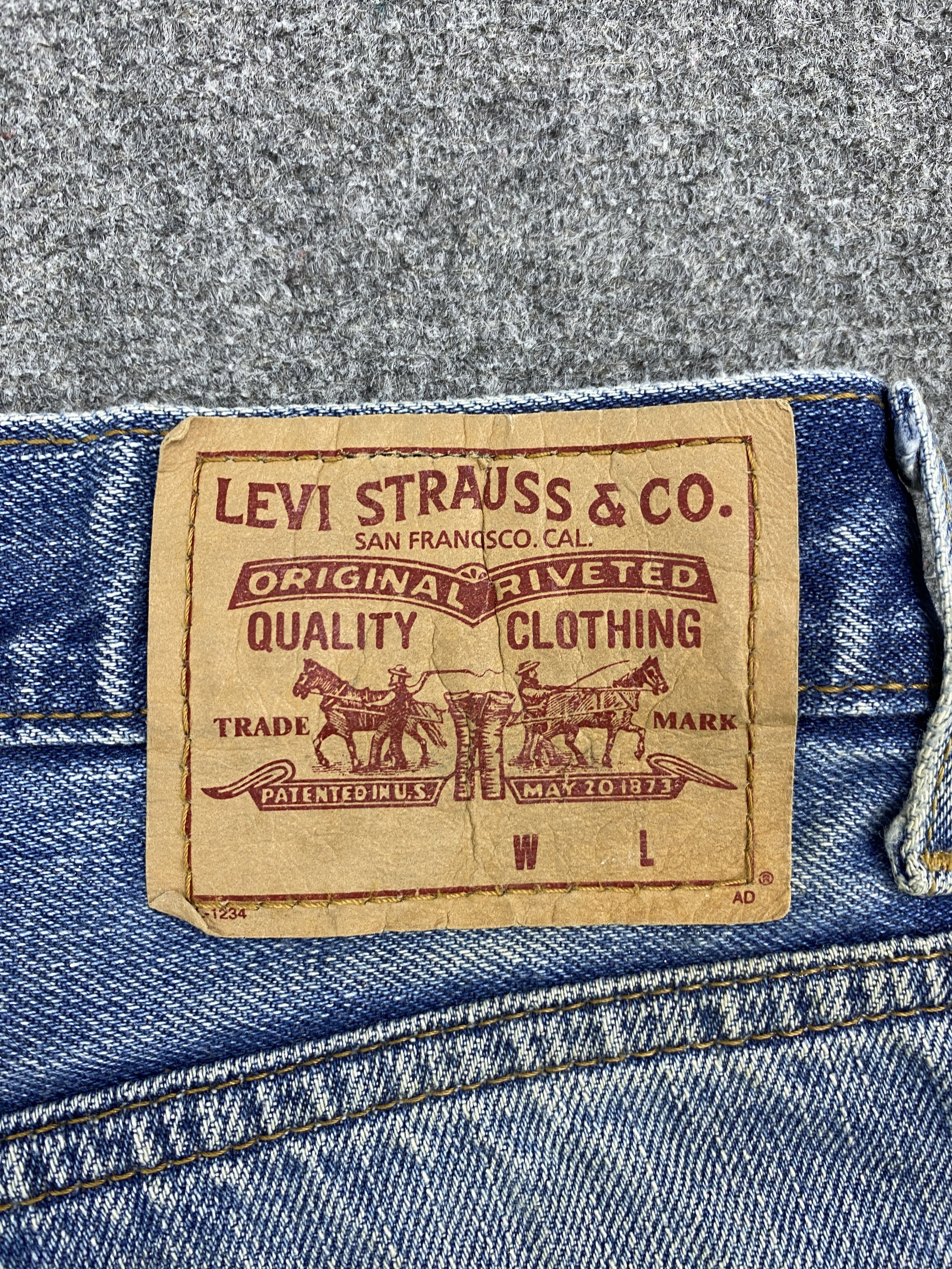Levi's × Vintage Faded Blue Vintage 90s Levis 550 Jeans Size US 34 / EU 50 - 5 Thumbnail