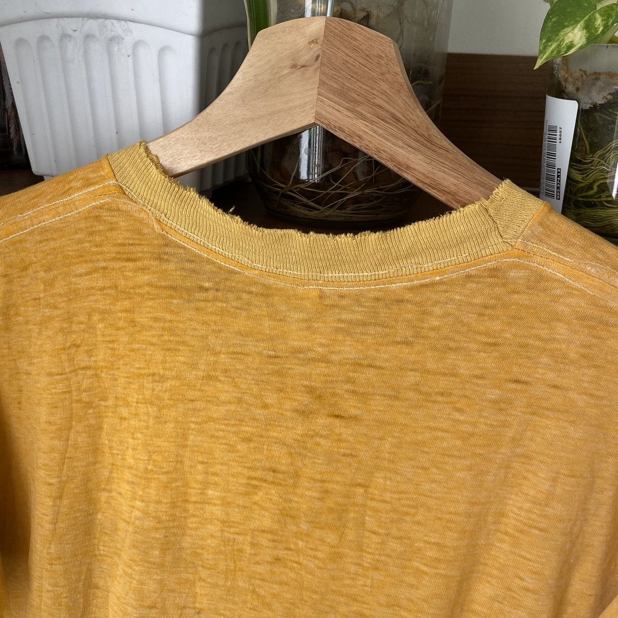 Vintage Thrashed Faded Vintage 70s John Brown University Ringer Tee Size US M / EU 48-50 / 2 - 9 Thumbnail