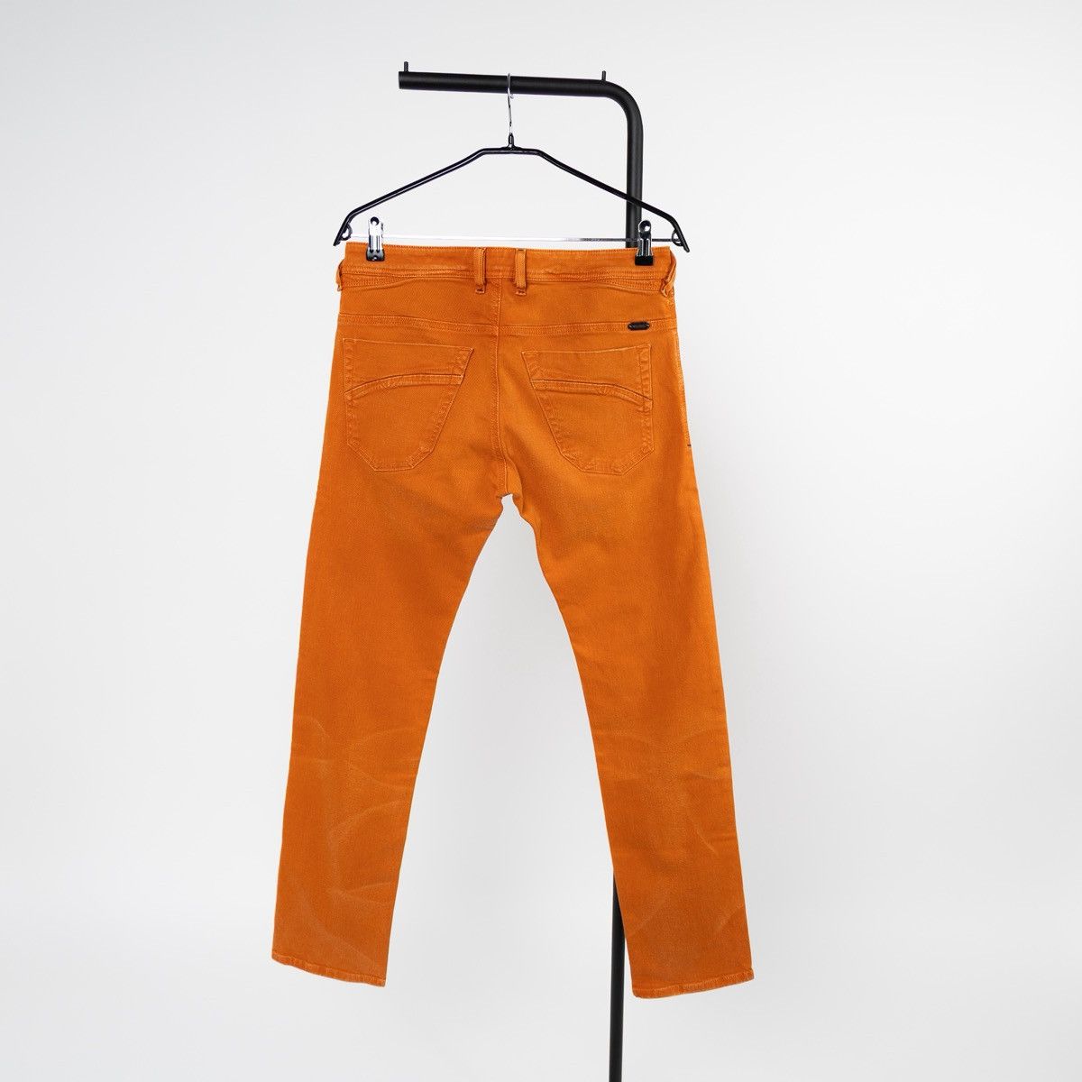 Diesel Diesel Iakop Mens Orange Jeans Regular Slim Tapered Casual Size US 31 - 2 Thumbnail