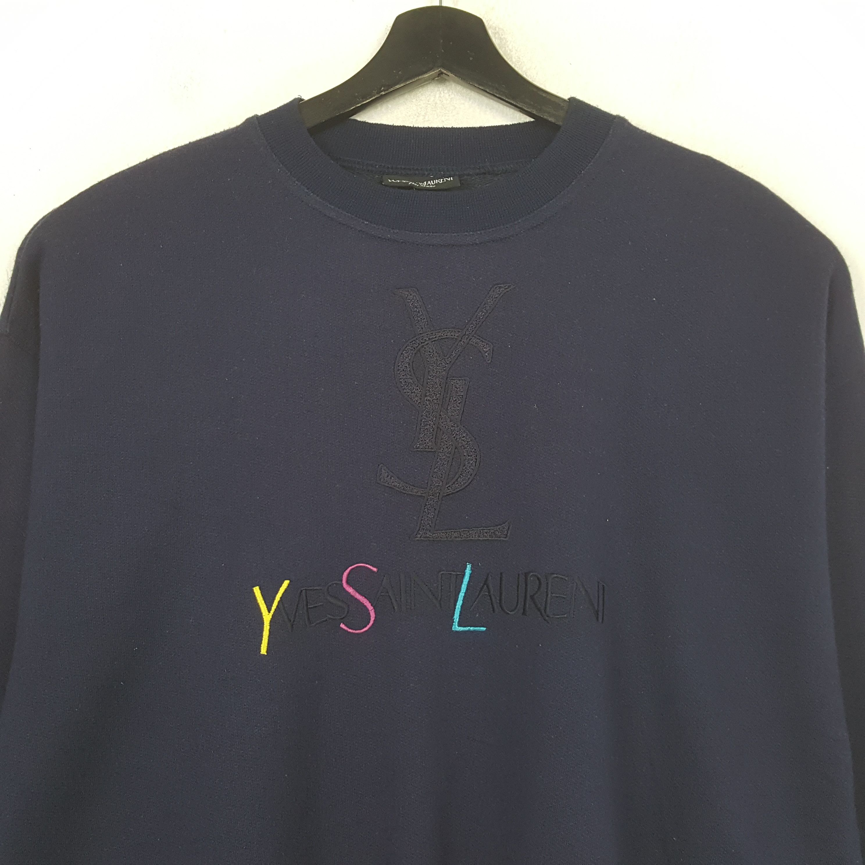 Yves Saint Laurent Yves Saint Laurent Fashion Brand Sweatshirt C302N12 Size US L / EU 52-54 / 3 - 2 Thumbnail
