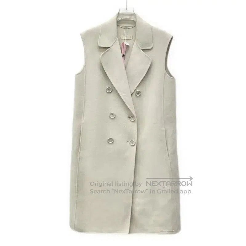 Max Mara MaxMara Beige Wool Women's Coat . Size M / US 6-8 / IT 42-44 - 1 Thumbnail