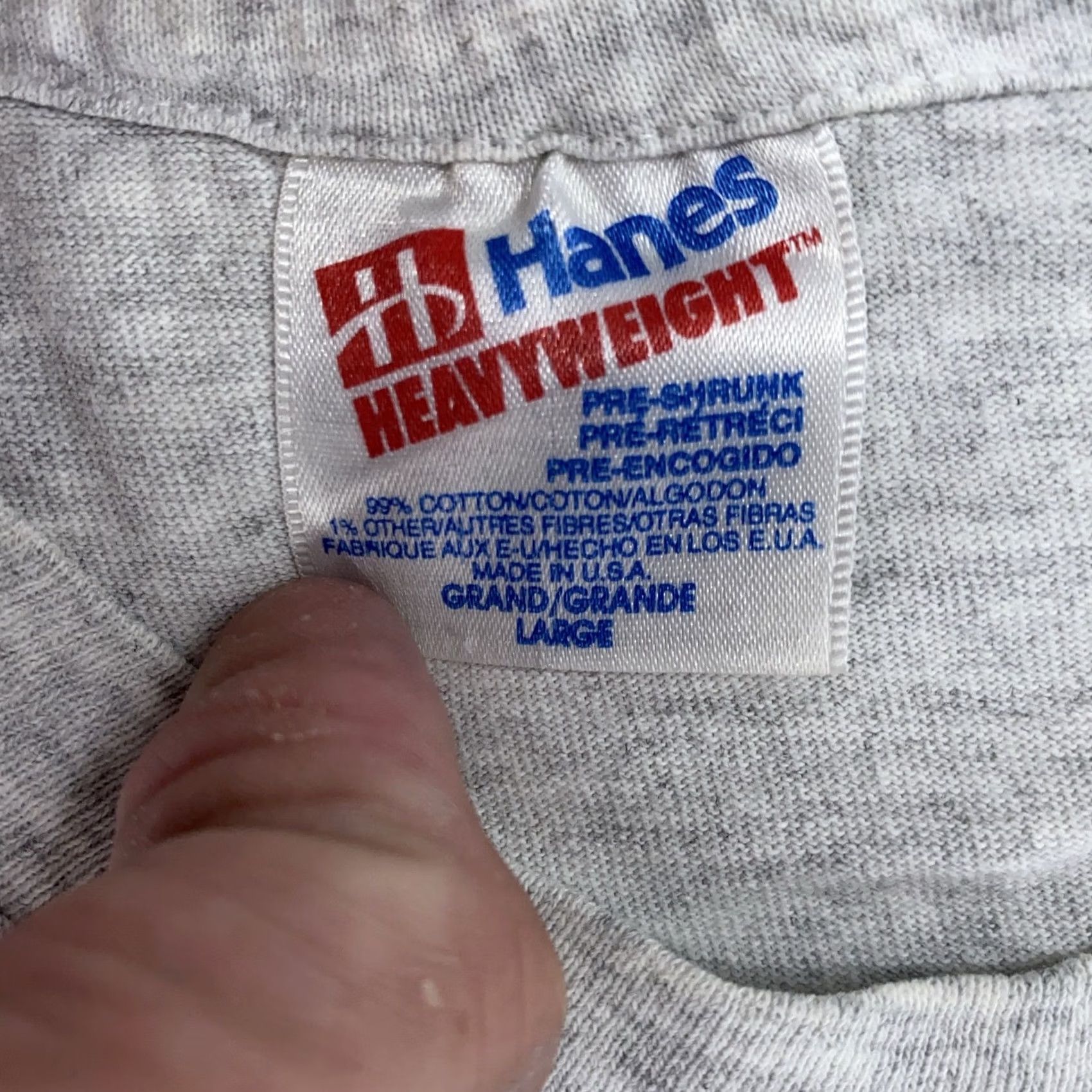 Hanes VINTAGE Florida Beach Sunset Shirt Mens L Gray 90s Flamingo Hanes Cotton Graphic Print Tee Size US L / EU 52-54 / 3 - 5 Thumbnail