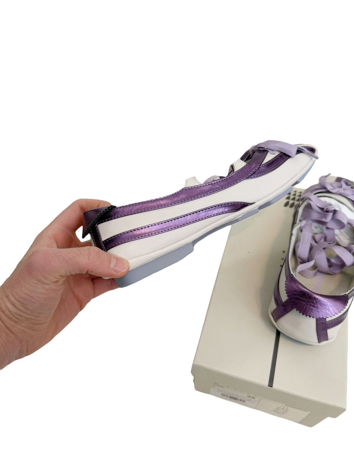 Kiko Kostadinov Leila Ballet Ribbon Flat Sneaker Size US 6 / IT 36 - 6 Thumbnail