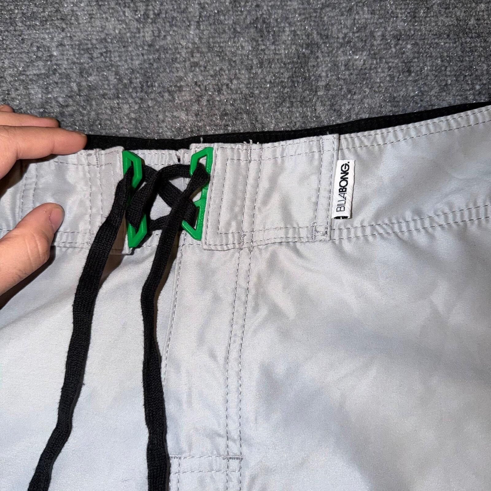 Billabong Billabong Grey Surf Board Shorts Mens 2XL Vtg y2k 90s Rare Size US 40 / EU 56 - 3 Thumbnail