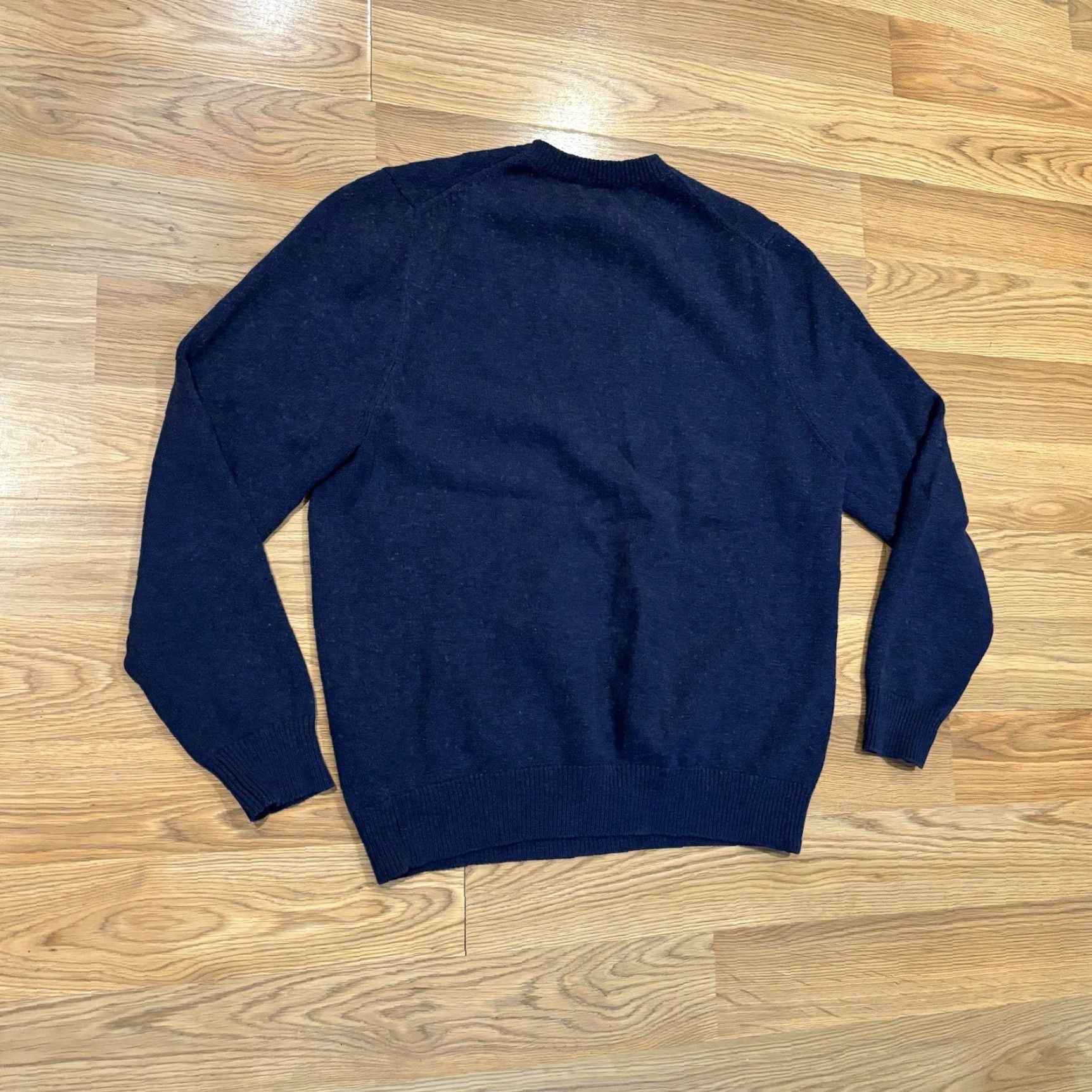 UNTUCKit UNTUCKit Crew Neck Sweater Navy Blue Wool Blend Pullover Men’s Size Medium Size US M / EU 48-50 / 2 - 7 Thumbnail