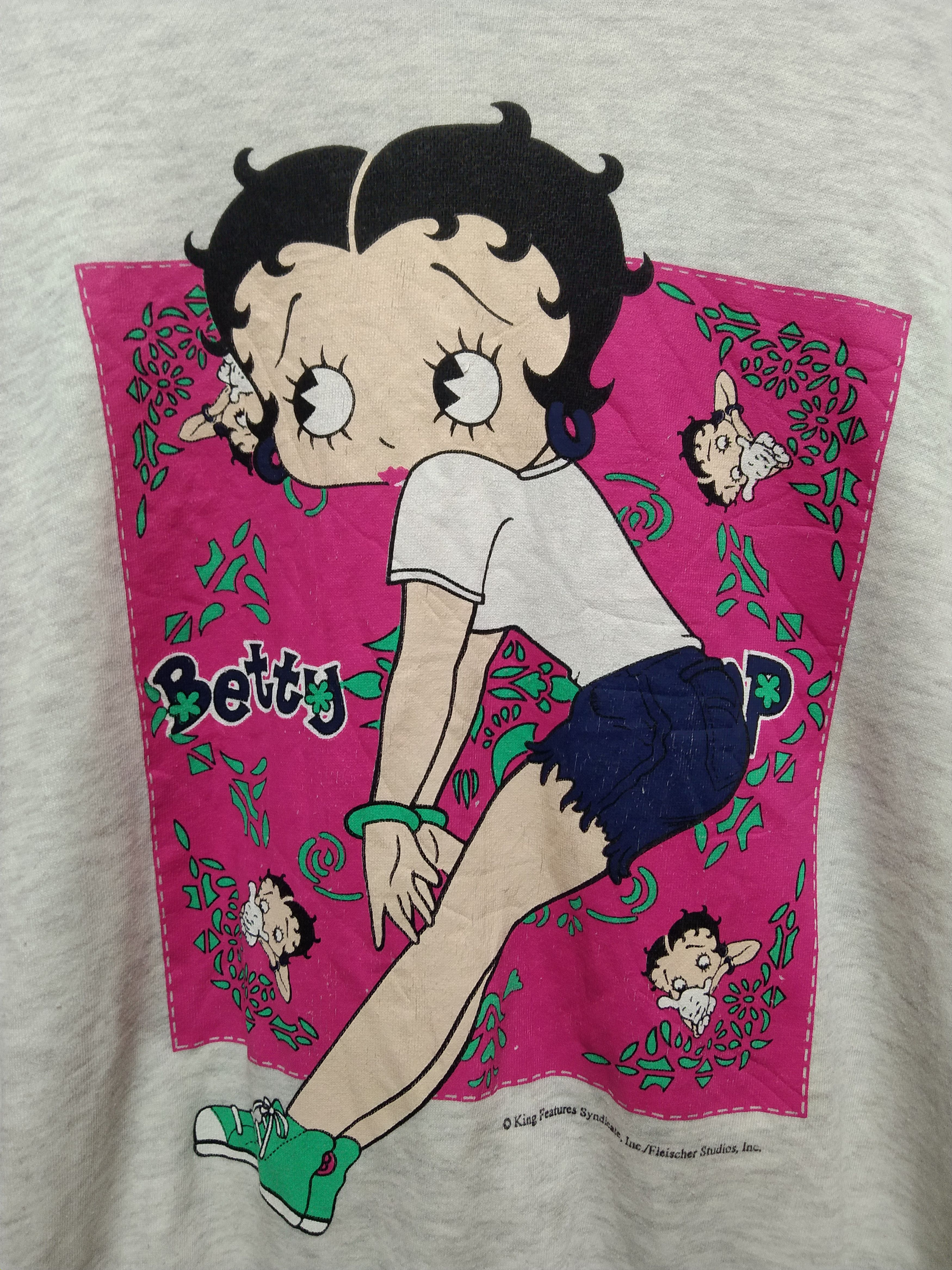 Cartoon Network × Vintage Vintage Betty Boop Sweatshirt Size US L / EU 52-54 / 3 - 5 Thumbnail