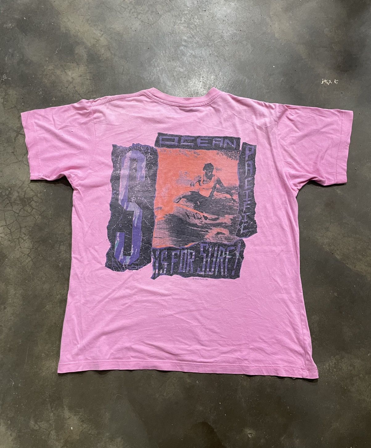 Ocean Pacific × Quiksilver × Vintage Vintage 90’s Ocean Pacific Distressed Tshirt Size US L / EU 52-54 / 3 - 1 Thumbnail