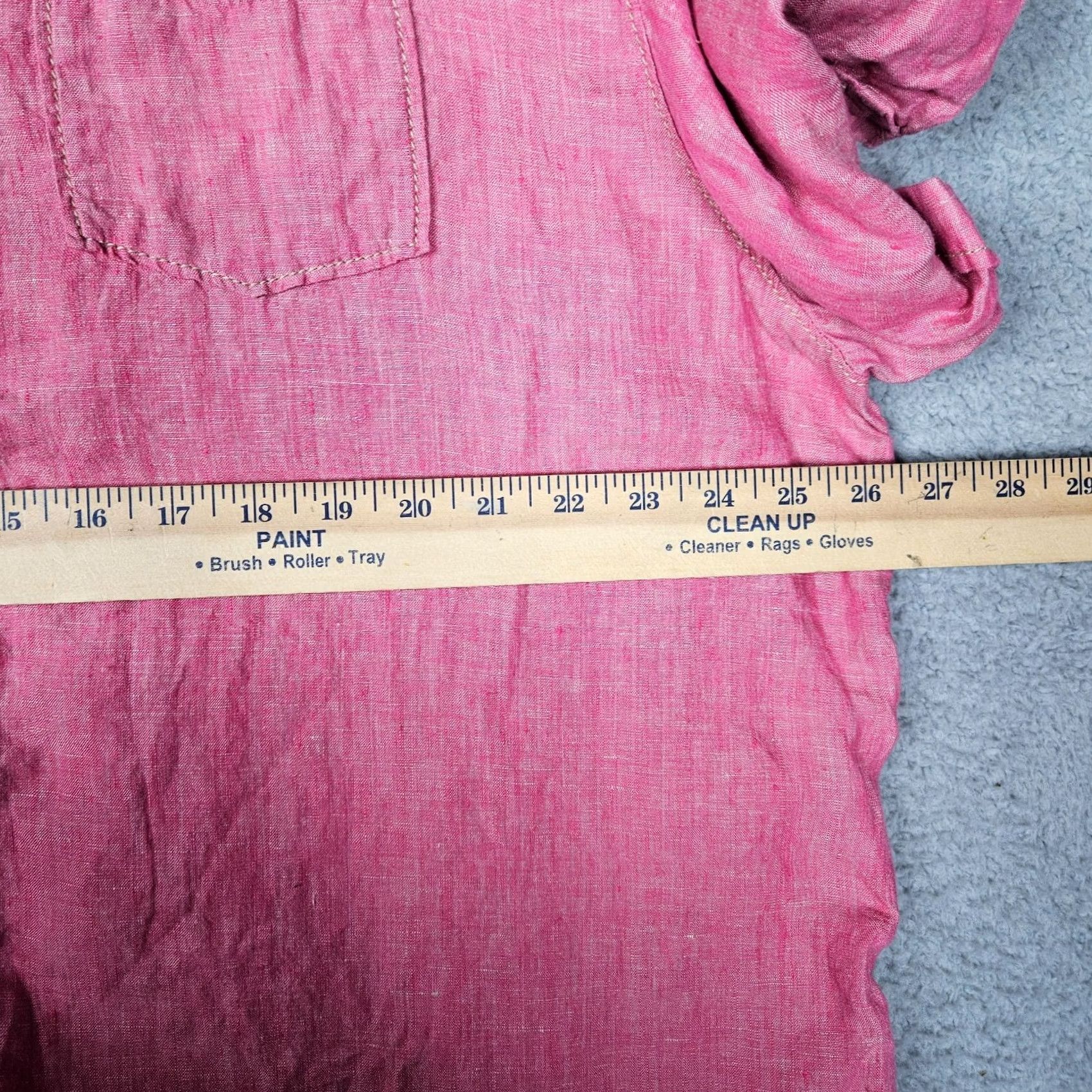Tommy Bahama Tommy Bahama Shirt Mens Button-Up Linen Pink 2XL Relaxed Casual Beach Hawaiian Long Sleeve Button-Down Size US XXL / EU 58 / 5 - 2 Thumbnail