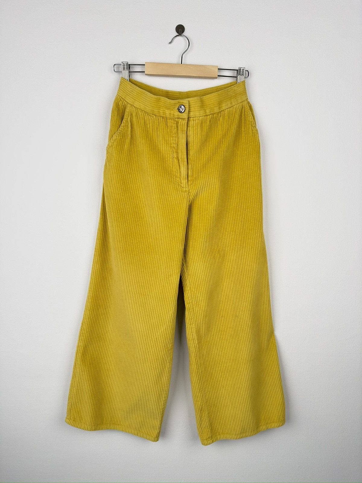 RACHEL COMEY Corduroy Wide Leg Crop Pants Size 4