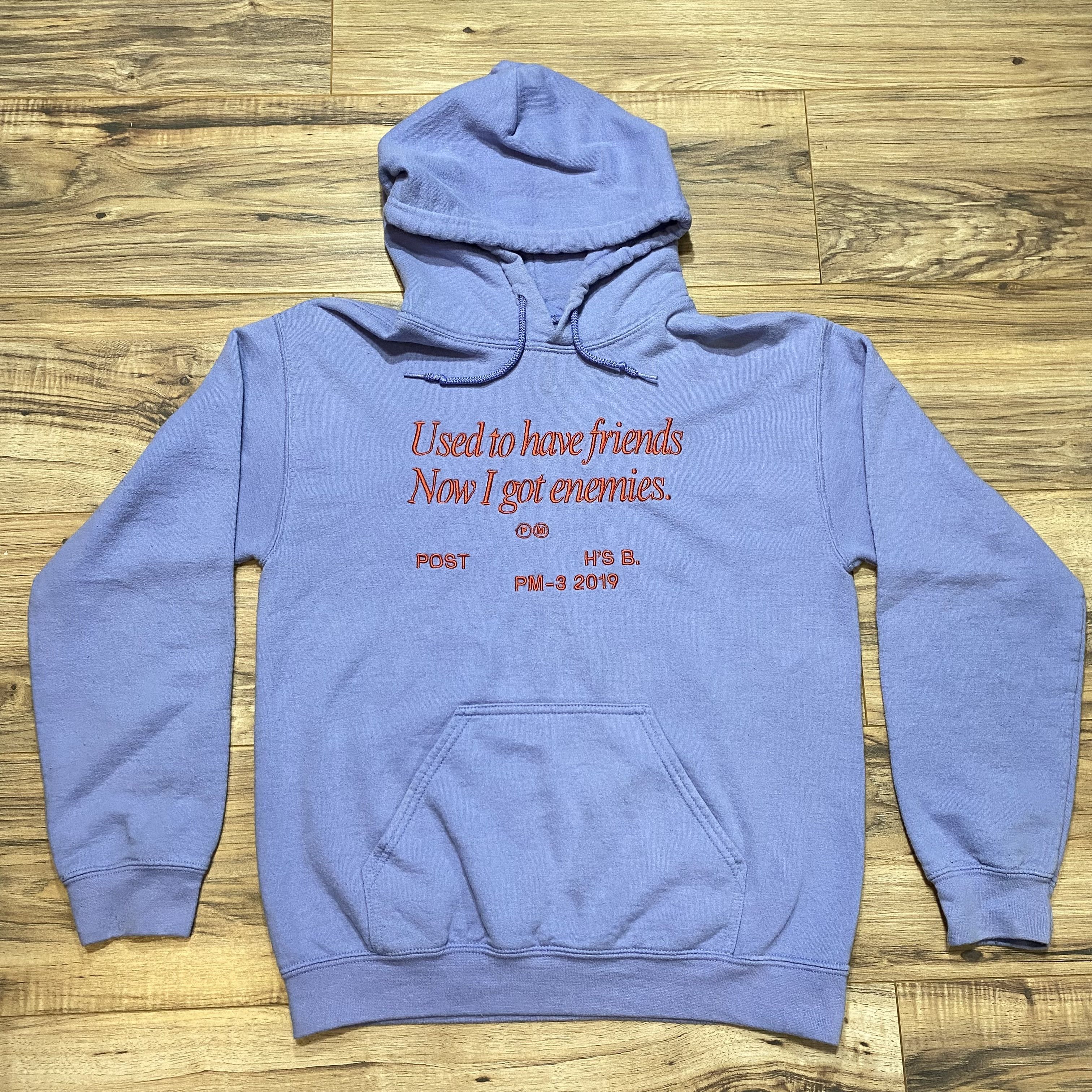 Rap Tees Post Malone 2019 Enemies Tour Hoodie Size US S / EU 44-46 / 1 - 1 Thumbnail
