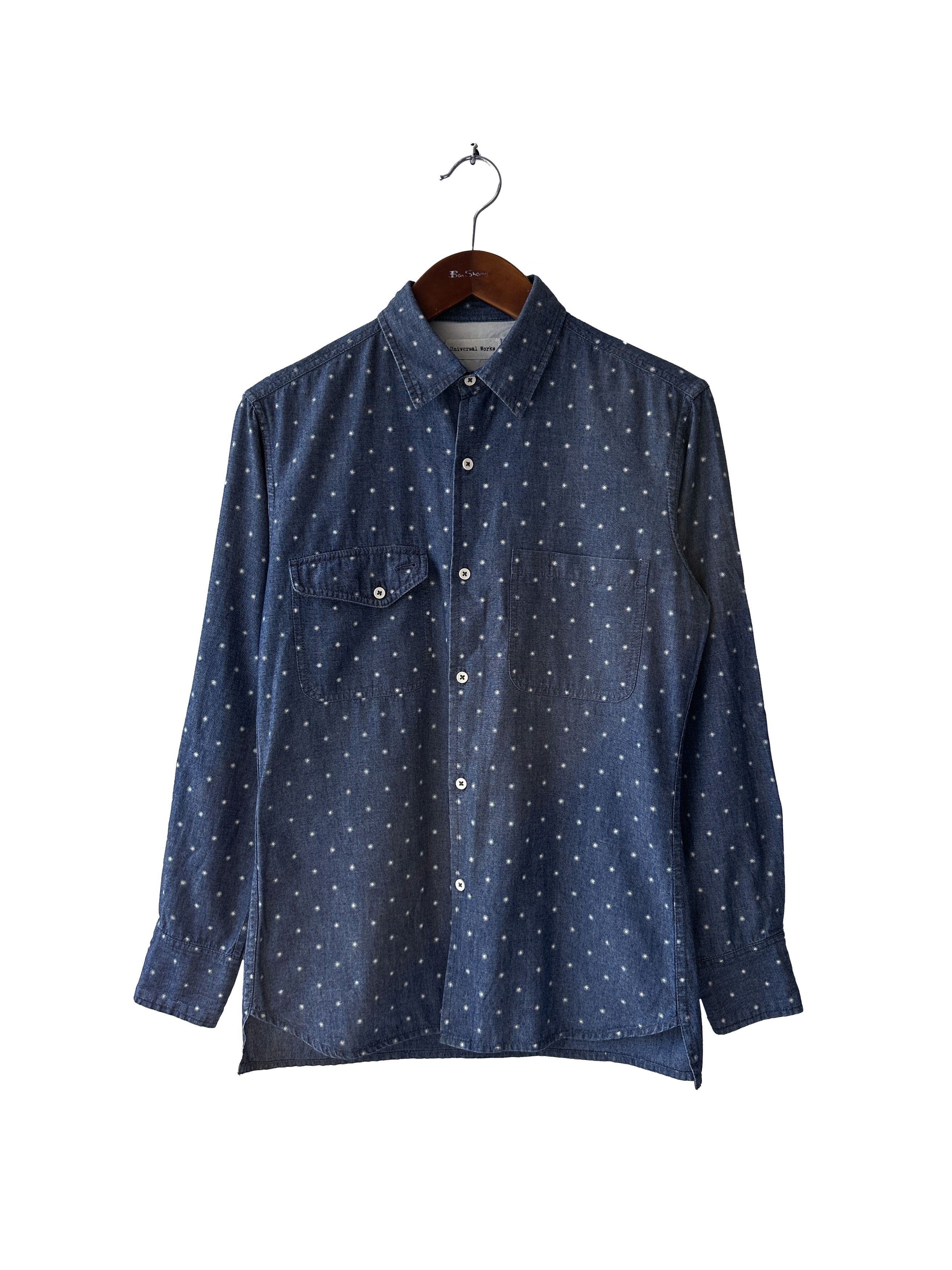 Universal Works Universal Works polka dot blue shirt Size US S / EU 44-46 / 1 - 1 Thumbnail