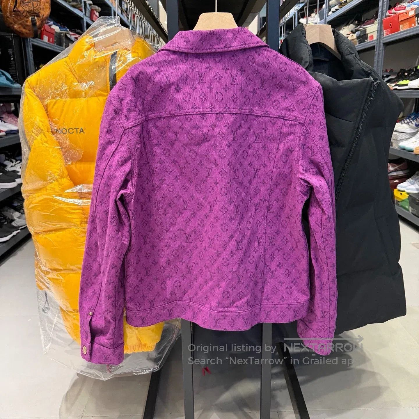 Louis Vuitton Louis Vuitton Purple Logo Denim Jacket. Size US S / EU 44-46 / 1 - 8 Thumbnail