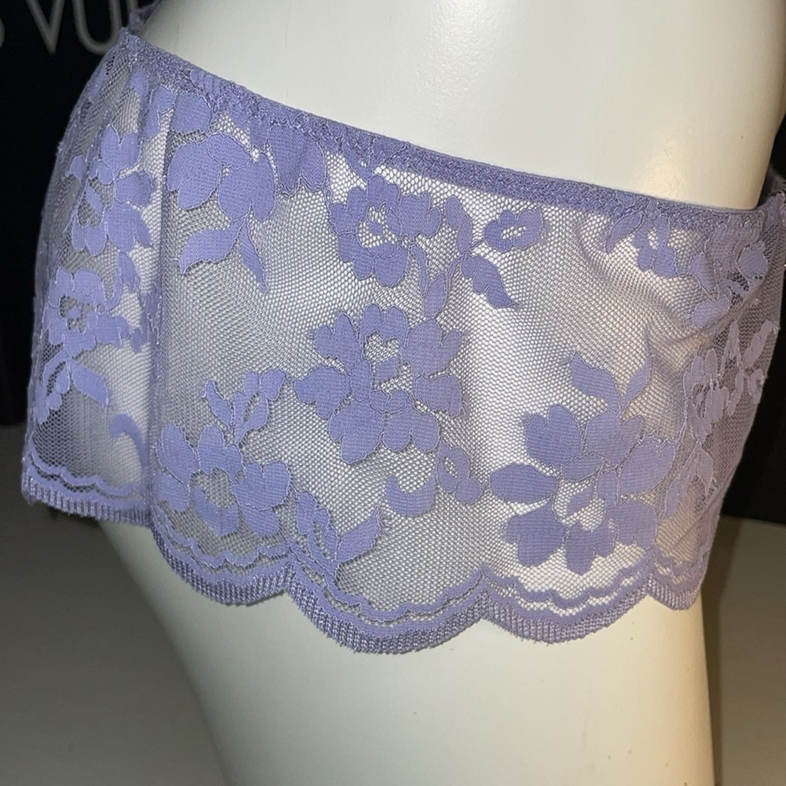 Victoria's Secret Victoria Secret FASHION SHOW Panties VS Silver Brocade Size ONE SIZE - 8 Thumbnail