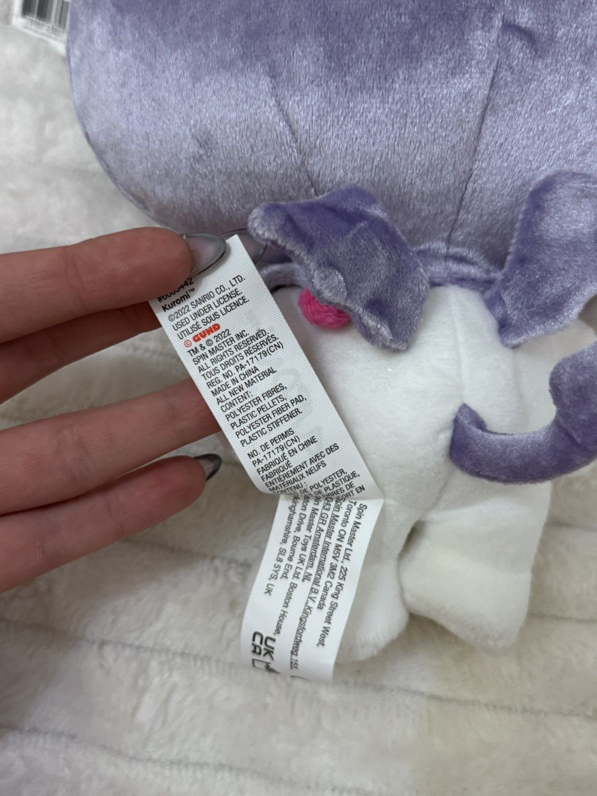 Other Sanrio Kuromi Purple Plush Claire’s Exclusive NWT Size ONE SIZE - 10 Thumbnail