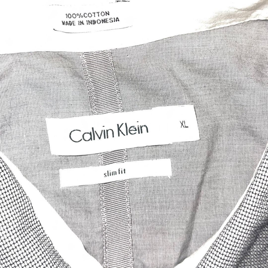 Calvin Klein Calvin Klein Button Down Short Sleeve Two Shirt Casual Chic Size US XL / EU 56 / 4 - 4 Thumbnail