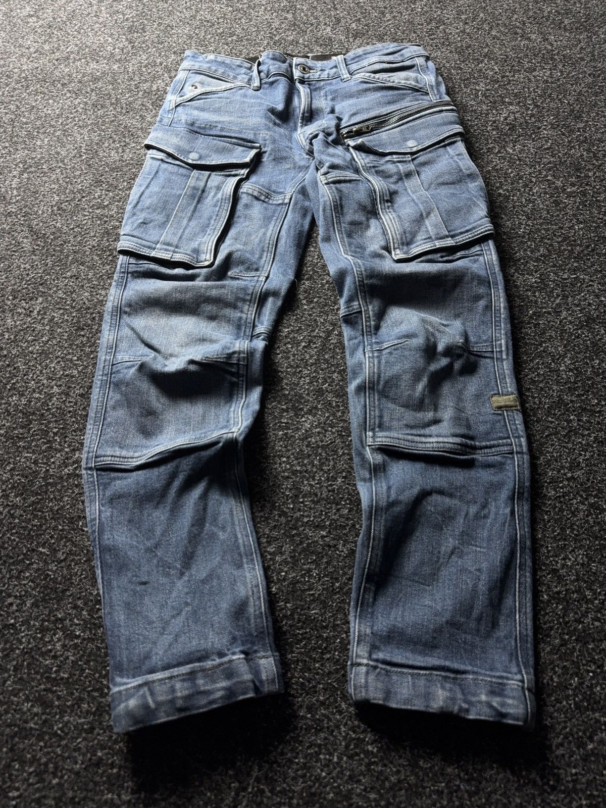 G-Star Avant Garde Japanese G-Star RAW 3D Utility Cargo Jeans W30 Size US 30 / EU 46 - 1 Thumbnail