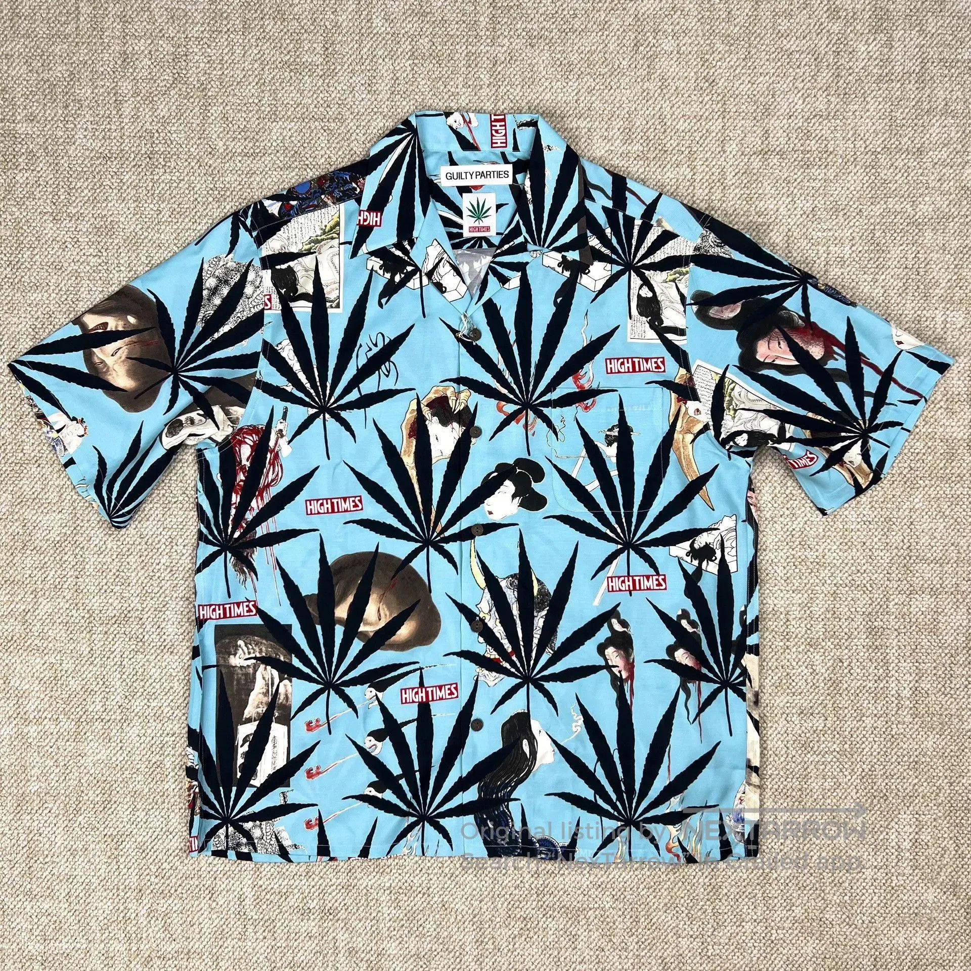 Wacko Maria WACKO MARIA x HIGH TIMES Hawaiian Shirt. Size US L / EU 52-54 / 3 - 1 Thumbnail