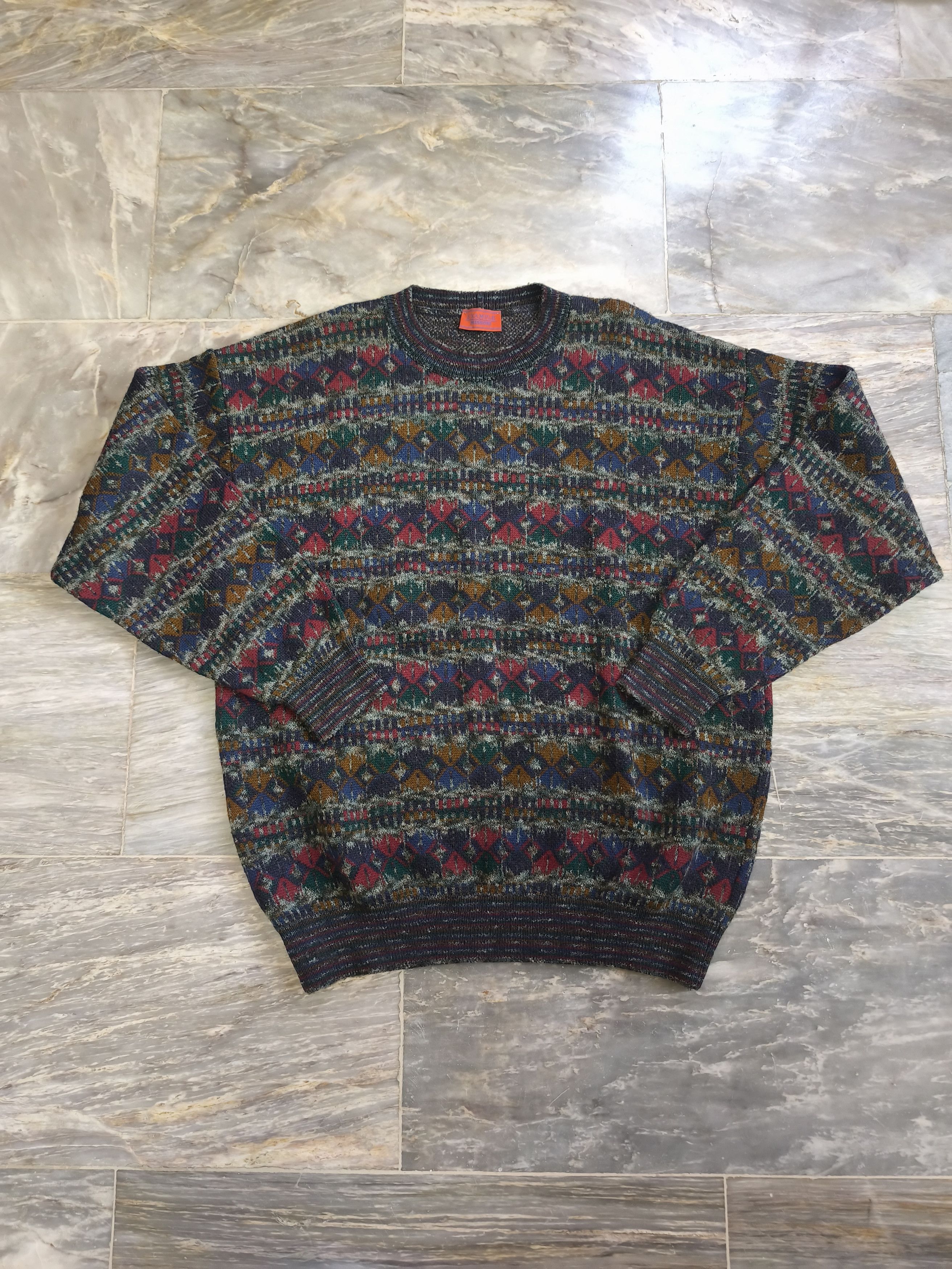 Missoni Vintage Missoni Example Knit Sweater Size US XL / EU 56 / 4 - 1 Thumbnail