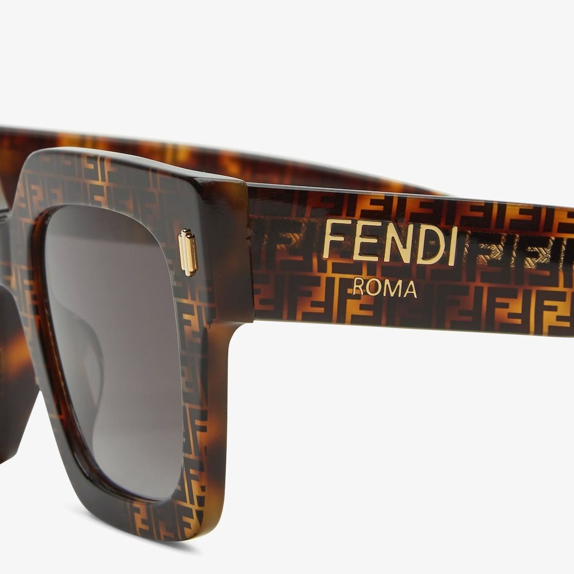 Fendi o1loc1c0426 Size:OS/Roma in Brown/Grey Size ONE SIZE - 3 Thumbnail