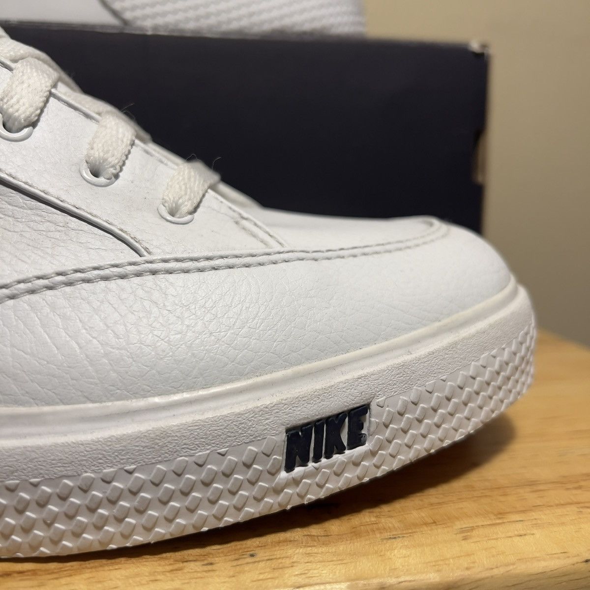 Nike Vintage Nike Court Leather Sneakers Size US 12 / EU 45 - 3 Thumbnail