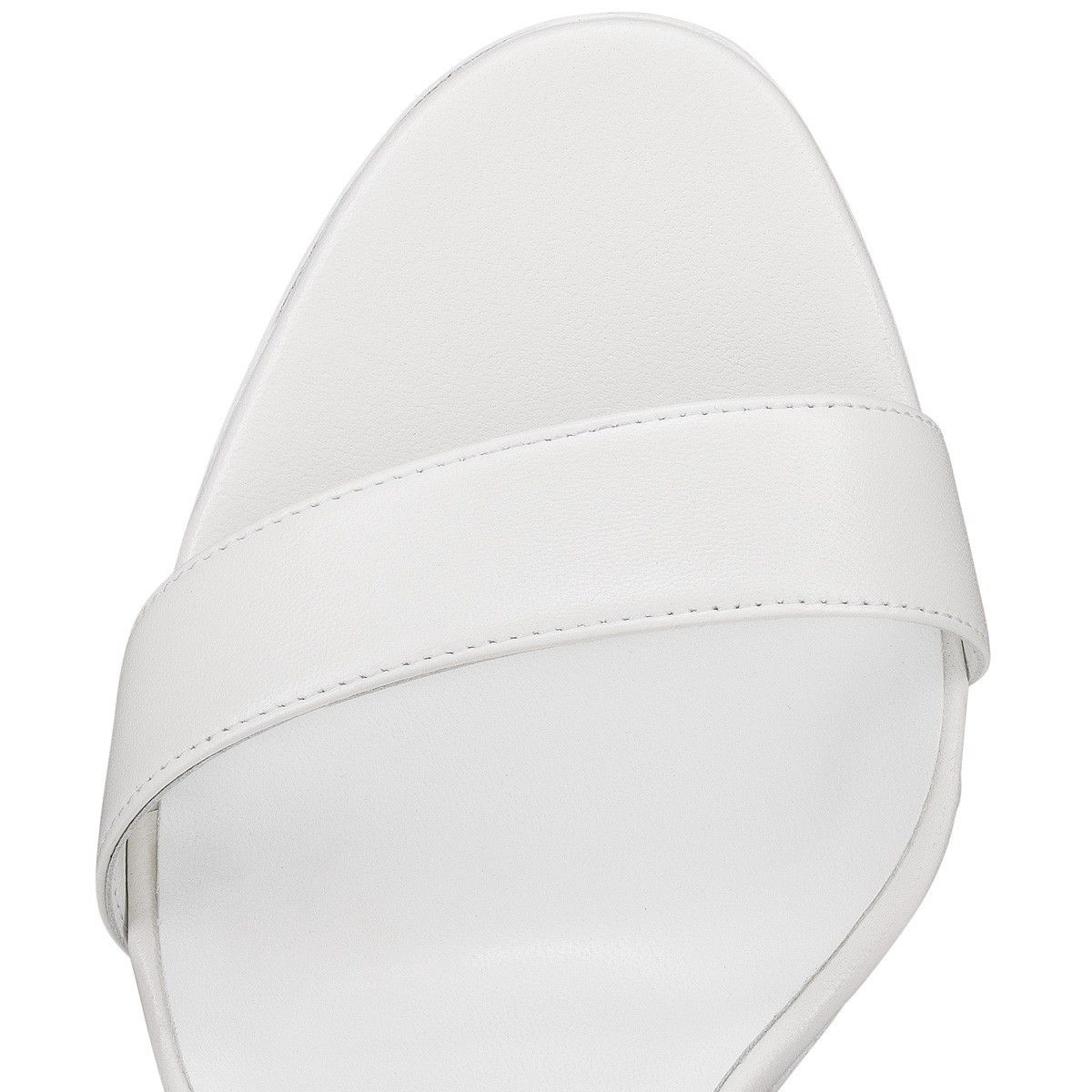 Christian Louboutin oc11z0225 Loubi Girl Raffia 100mm Heeled Sandal in White Size US 7 / IT 37 - 4 Thumbnail