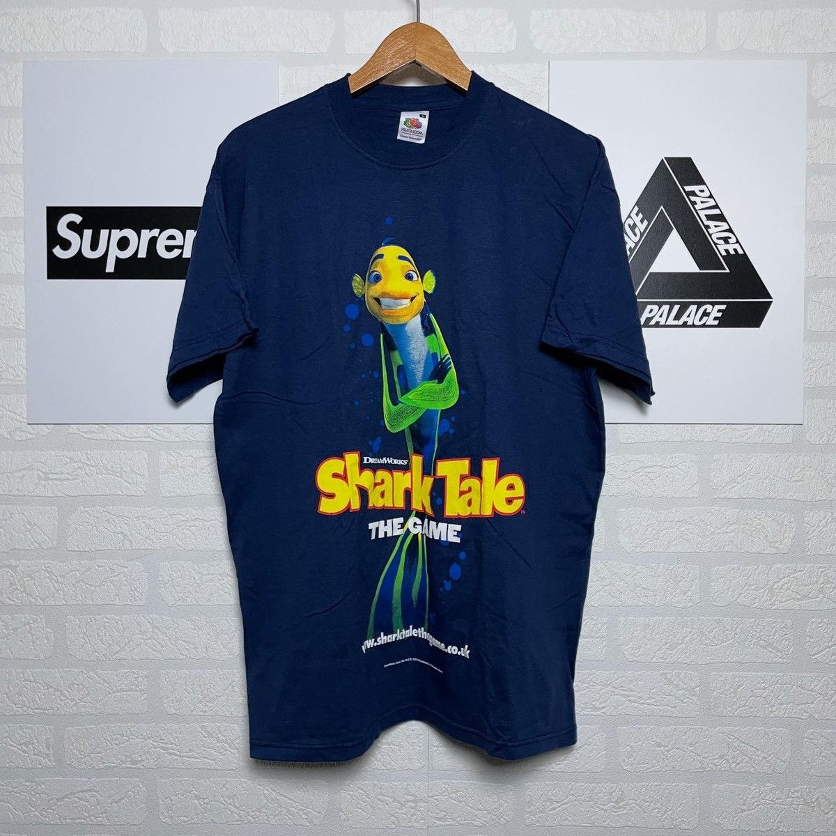 Vintage t-shirt Shark tale movie promo tee 2004 rare