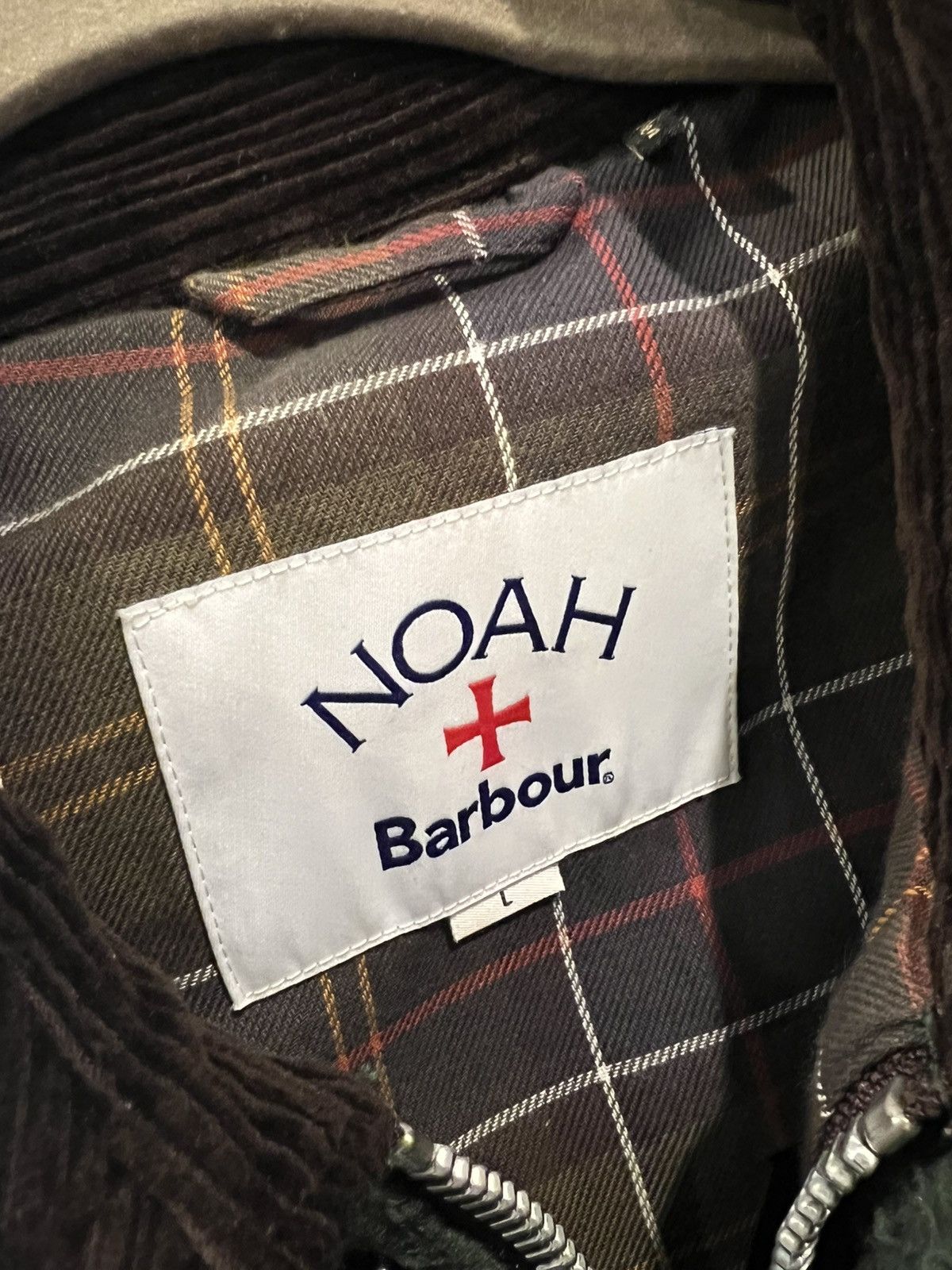 Barbour × Noah Noah X Barbour Wool Teddy Bedale Jacket Size US L / EU 52-54 / 3 - 19 Thumbnail