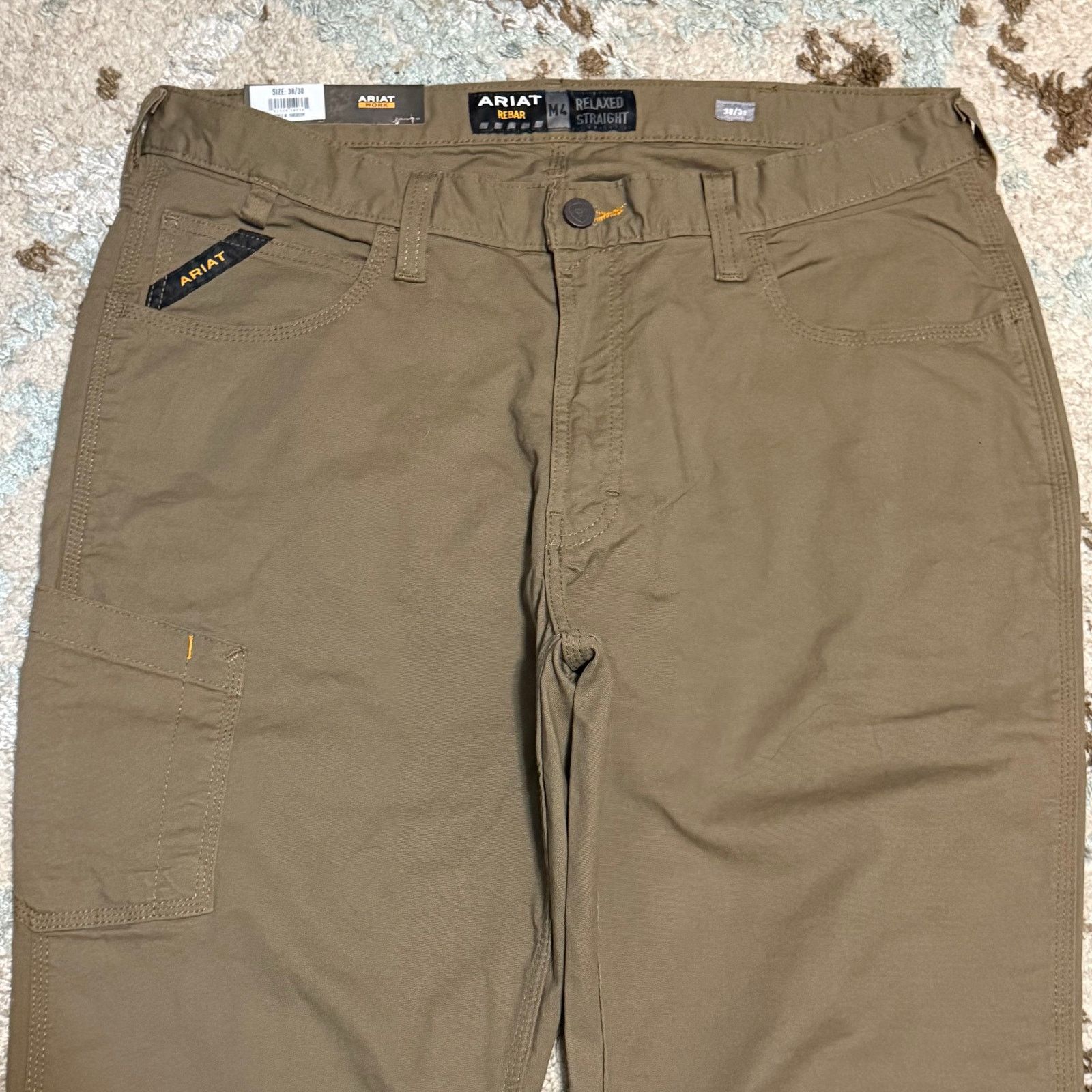 Ariat NWT Ariat M4 Rebar Relaxed Straight Carpenter Pants 38x30 Size US 38 / EU 54 - 3 Thumbnail