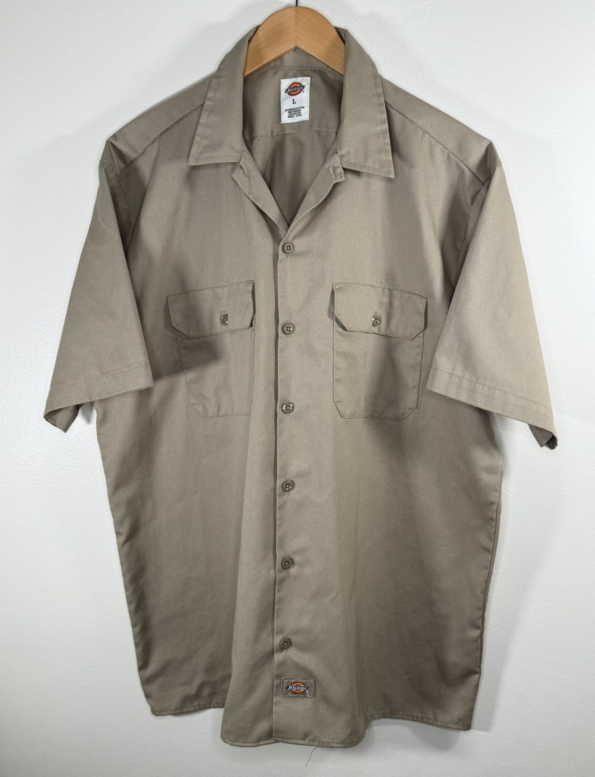 Dickies × Vintage Vintage Y2K Dickies Men’s Work Shirt L - Utility Uniform Size US L / EU 52-54 / 3 - 1 Thumbnail