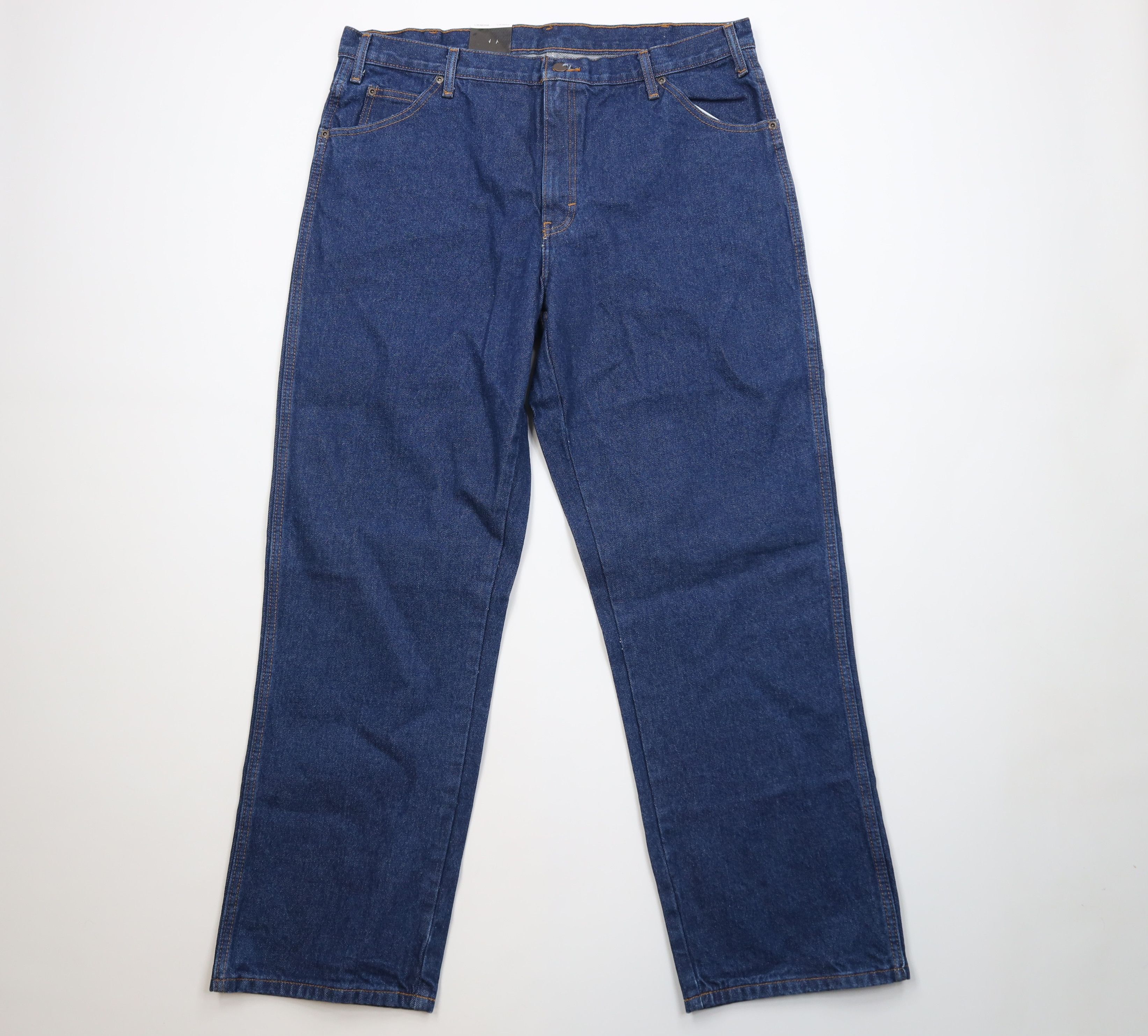 Dickies Deadstock Vintage Y2K Dickies Wide Leg Dungaree Denim Jeans Size US 38 / EU 54 - 1 Thumbnail