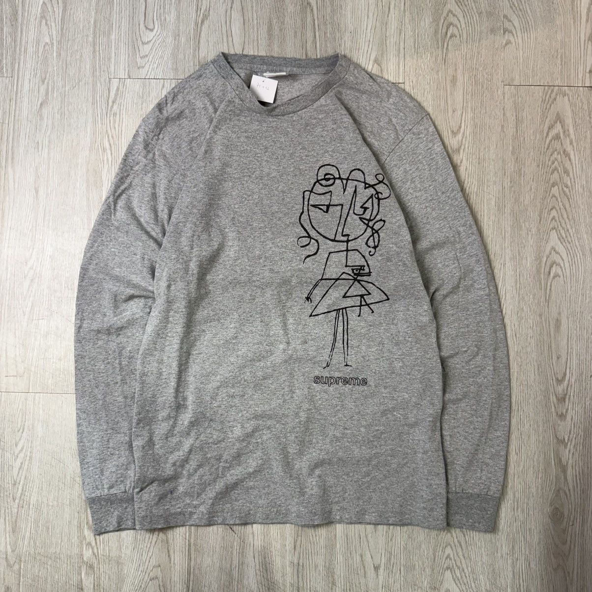 Supreme Supreme FW16 sketch longsslevee girl Size US M / EU 48-50 / 2 - 1 Thumbnail