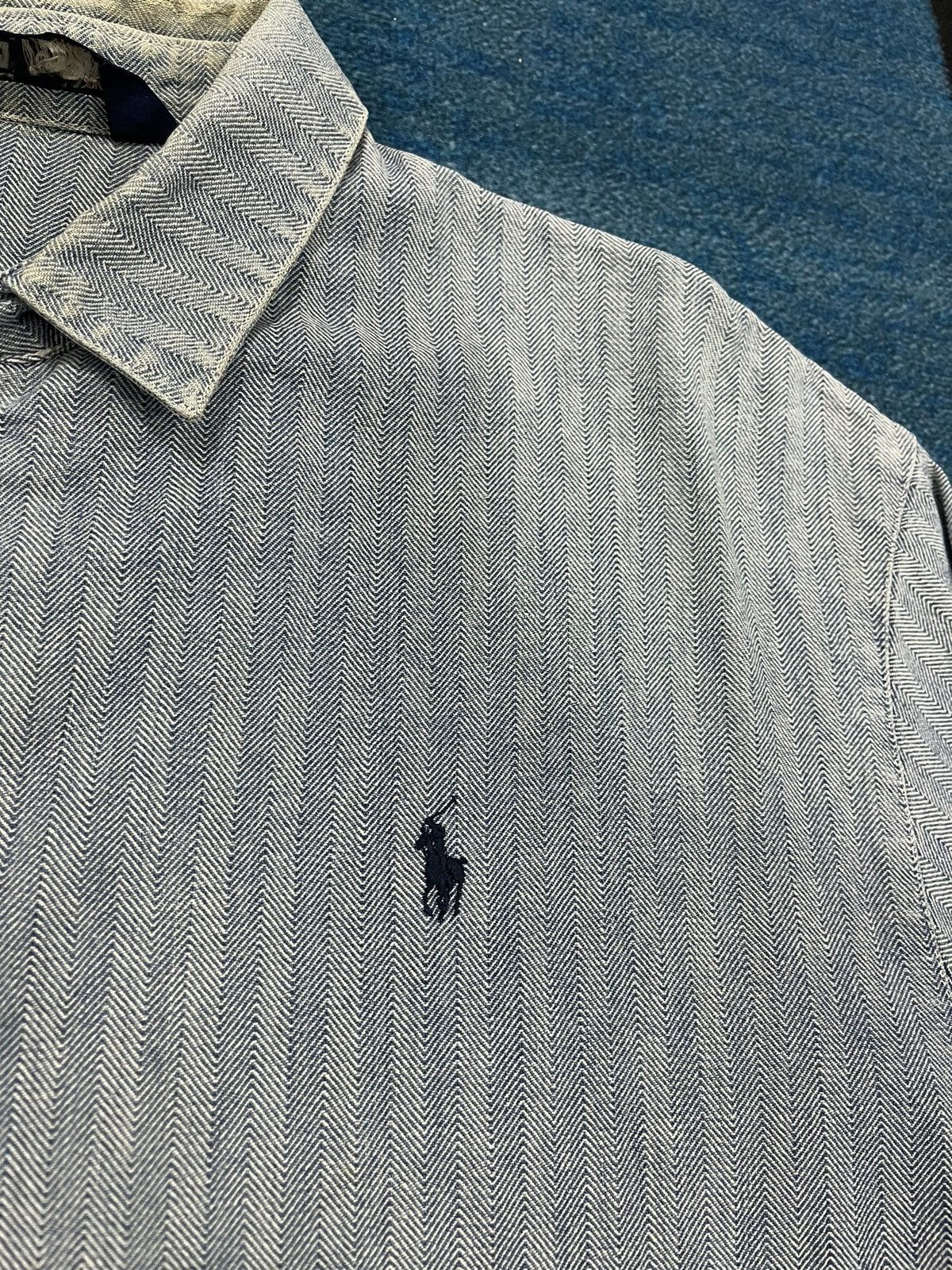 Polo Ralph Lauren Vintage Polo Ralph Lauren Distressed Zipper Jacket Size US L / EU 52-54 / 3 - 6 Thumbnail
