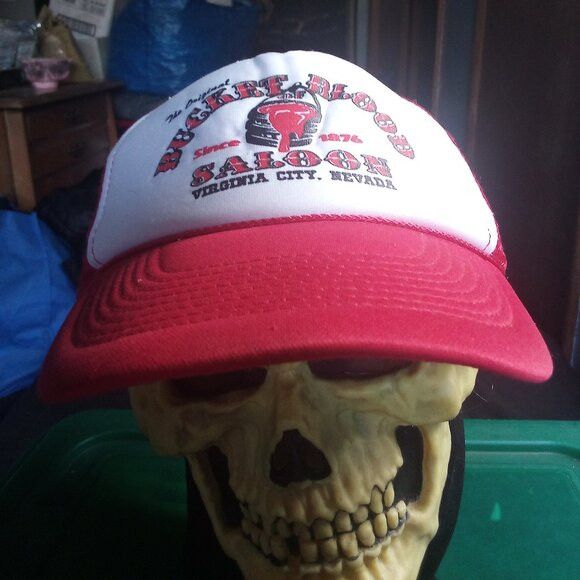 Otto Bucket Of Blood Saloon Nevada Rope Snap Trucker Hat Size ONE SIZE - 1 Thumbnail