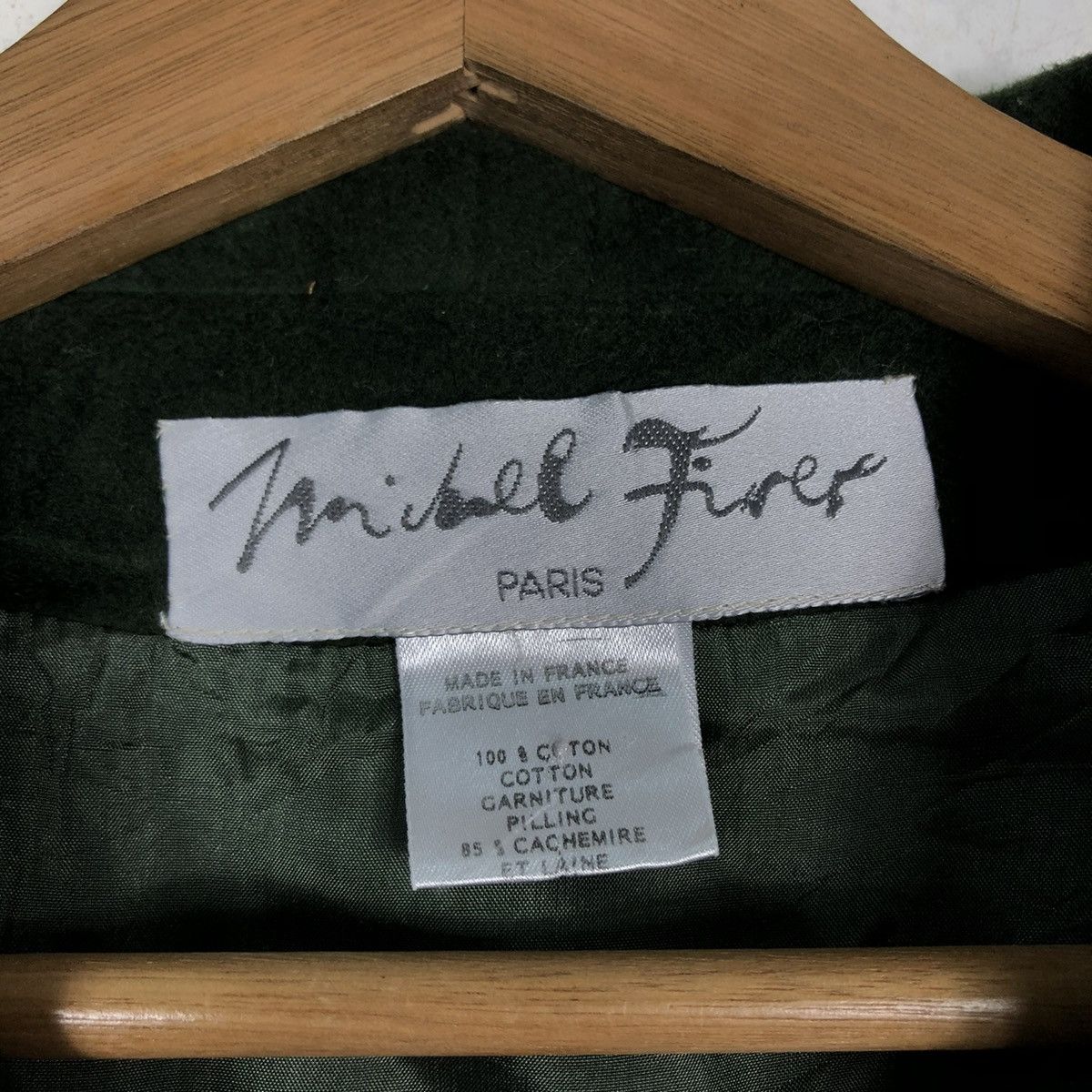 Designer 🔥VINTAGE OVERSIZED LONG JACKET MICHEL FIRER PARIS FRANCE Size US L / EU 52-54 / 3 - 16 Thumbnail