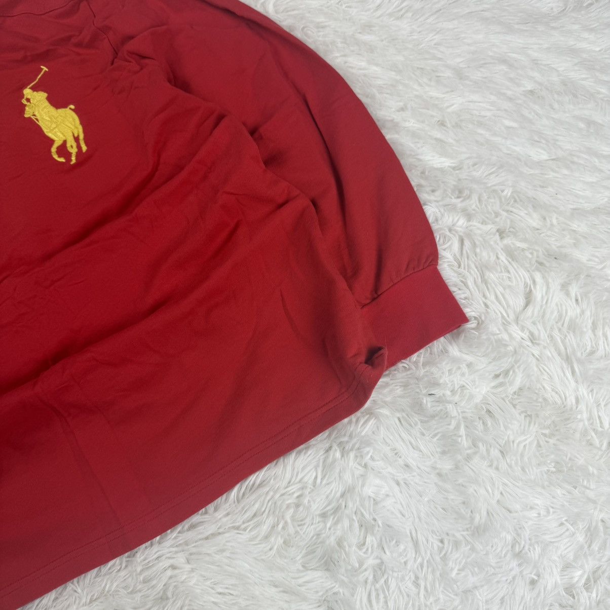 Vintage Polo Ralph Lauren Vintage Regby Sweatshirt 00s Old Money Size US M / EU 48-50 / 2 - 2 Thumbnail