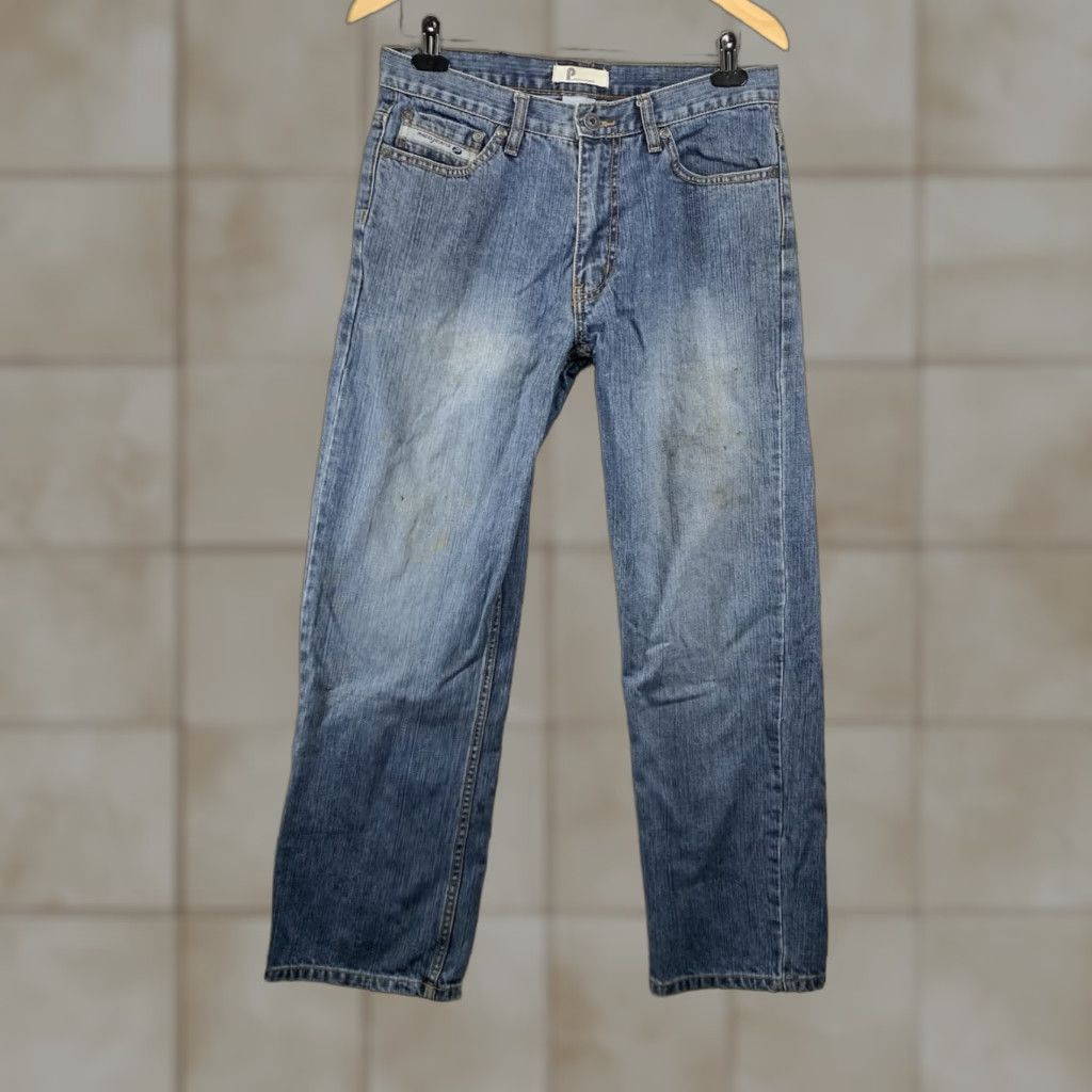 Vintage VINTAGE Paco Jeans Men 31x30 Denim Wide-Leg Y2K 90s Hip Hop Style Size US 31 - 1 Thumbnail