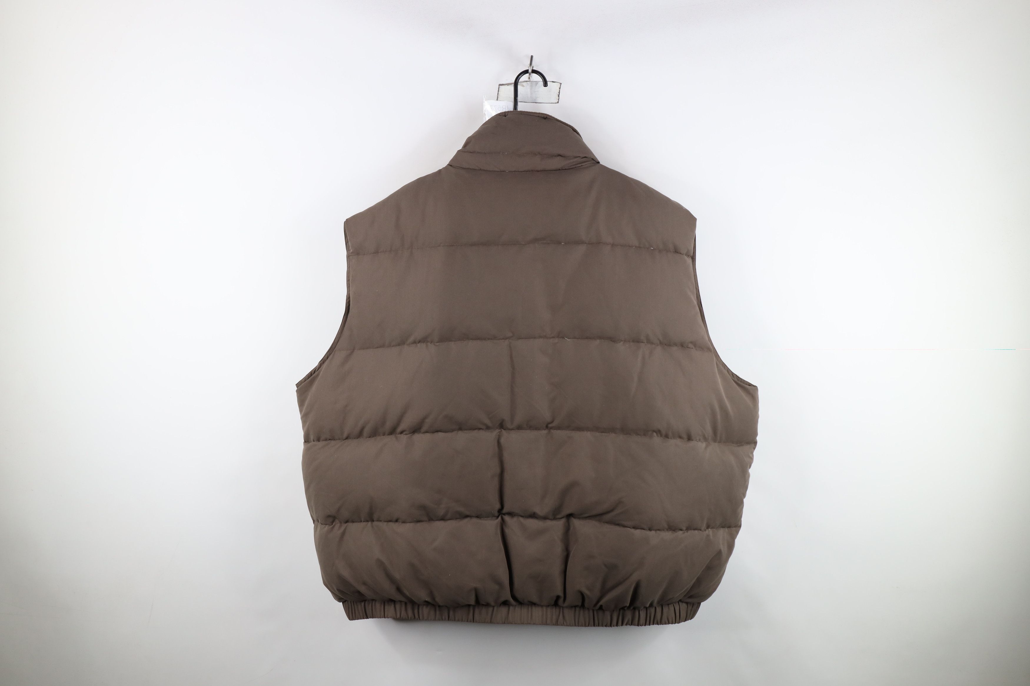 Vintage Vintage 90s Y2K Streetwear Full Zip Puffer Vest Jacket Brown Size US XXL / EU 58 / 5 - 13 Thumbnail