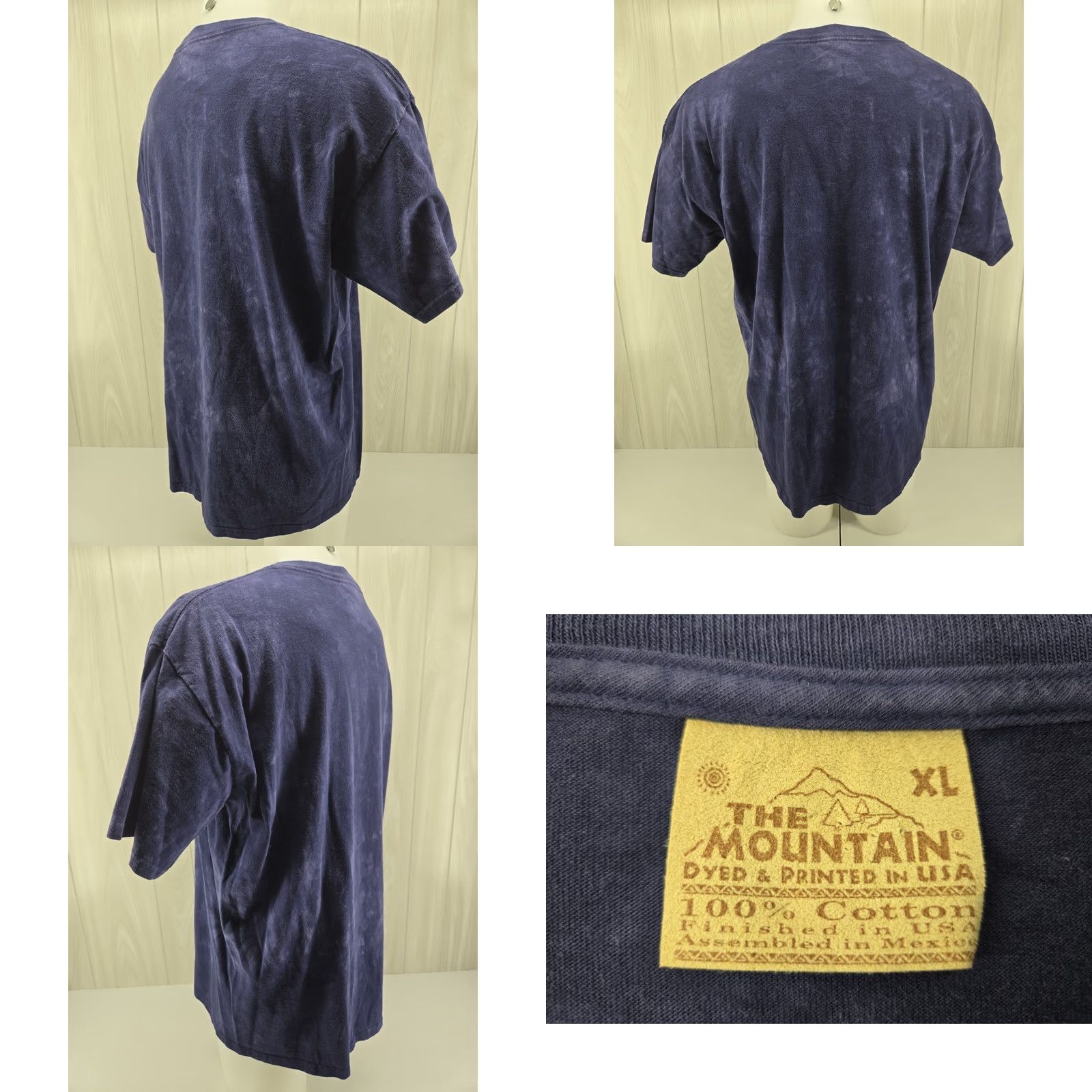 The Mountain VINTAGE The Mountain Wolf Blue Tie Dye Graphic T-Shirt XL Adult Men XLT? Size US XL / EU 56 / 4 - 8 Thumbnail