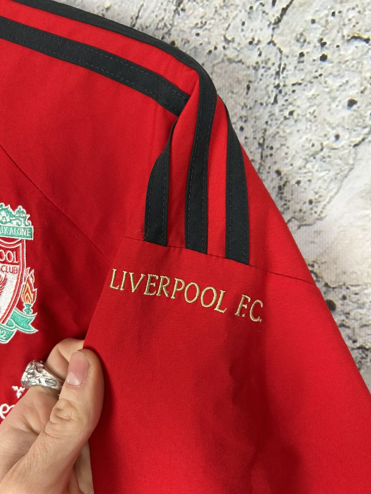 Adidas Vintage Adidas Liverpool FC Light Soccer Jacket Football Size US XL / EU 56 / 4 - 5 Thumbnail
